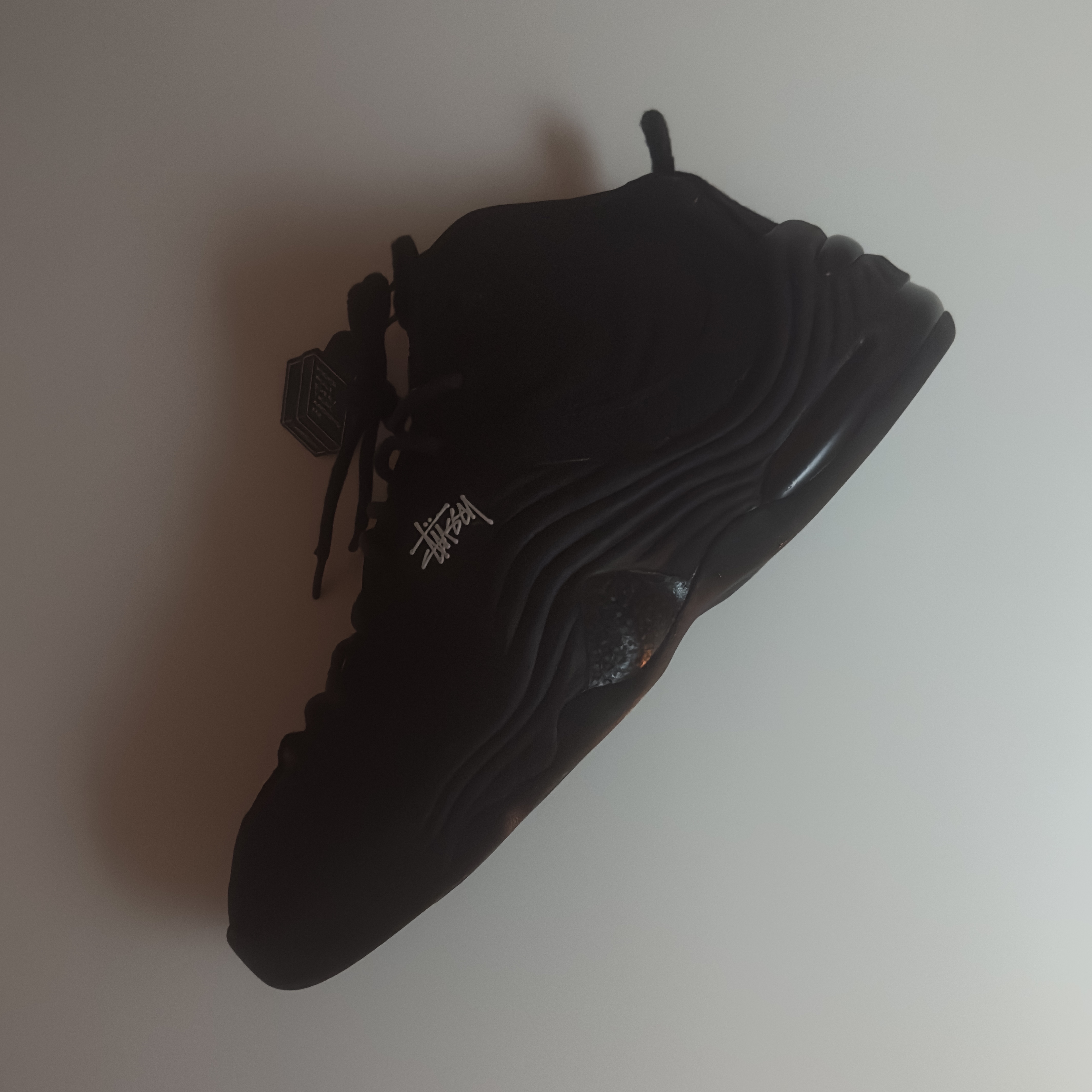 Nike x Stussy Air Penny II Black 착용 스타일 - 1