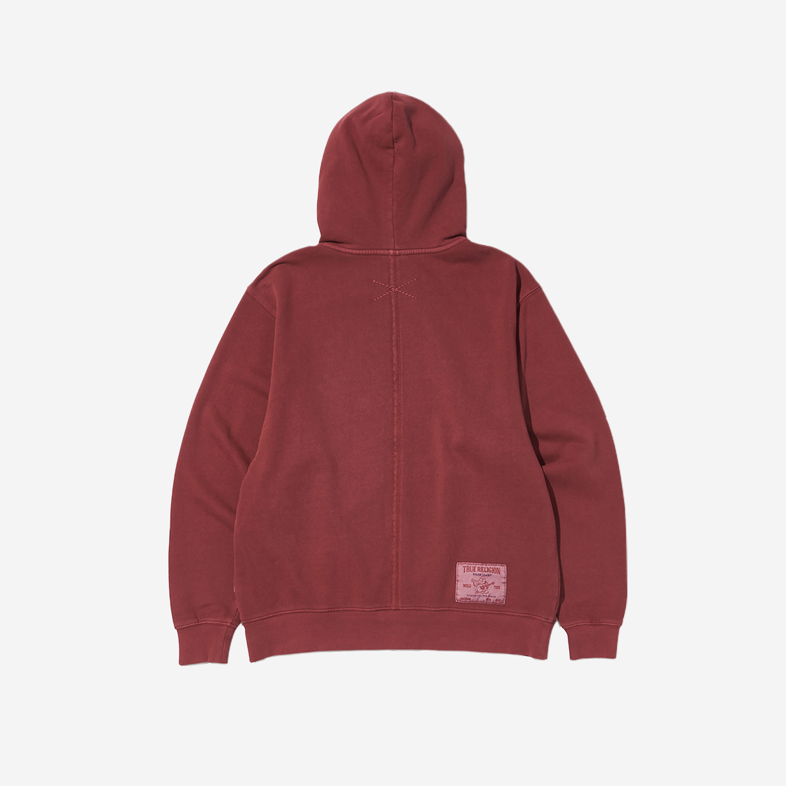 트루릴리젼 스카 워시드 후디 레드(True Religion Scar Washed Hoodie Red) - 2