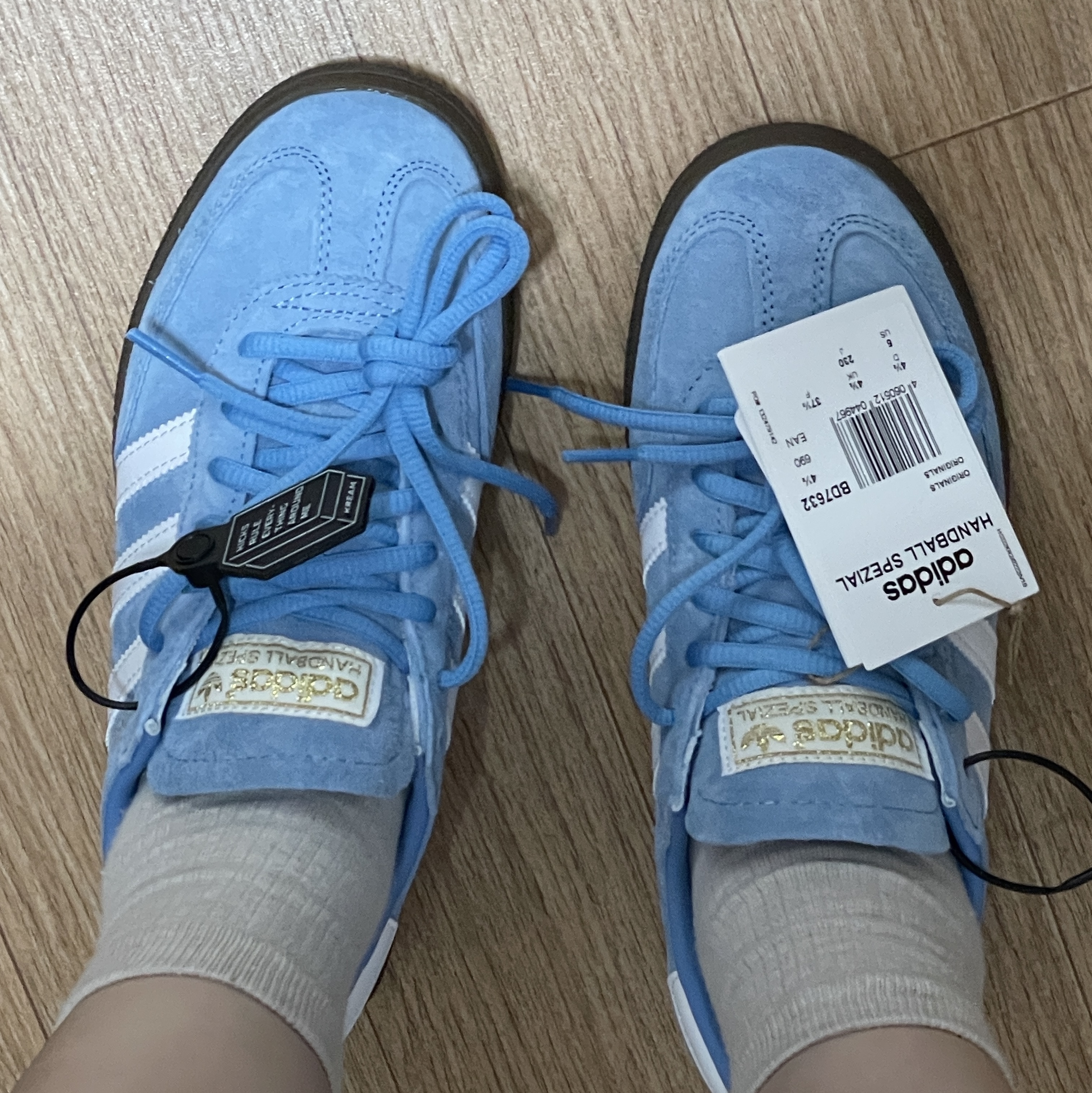 Adidas Spezial Handball Light Blue 착용 스타일