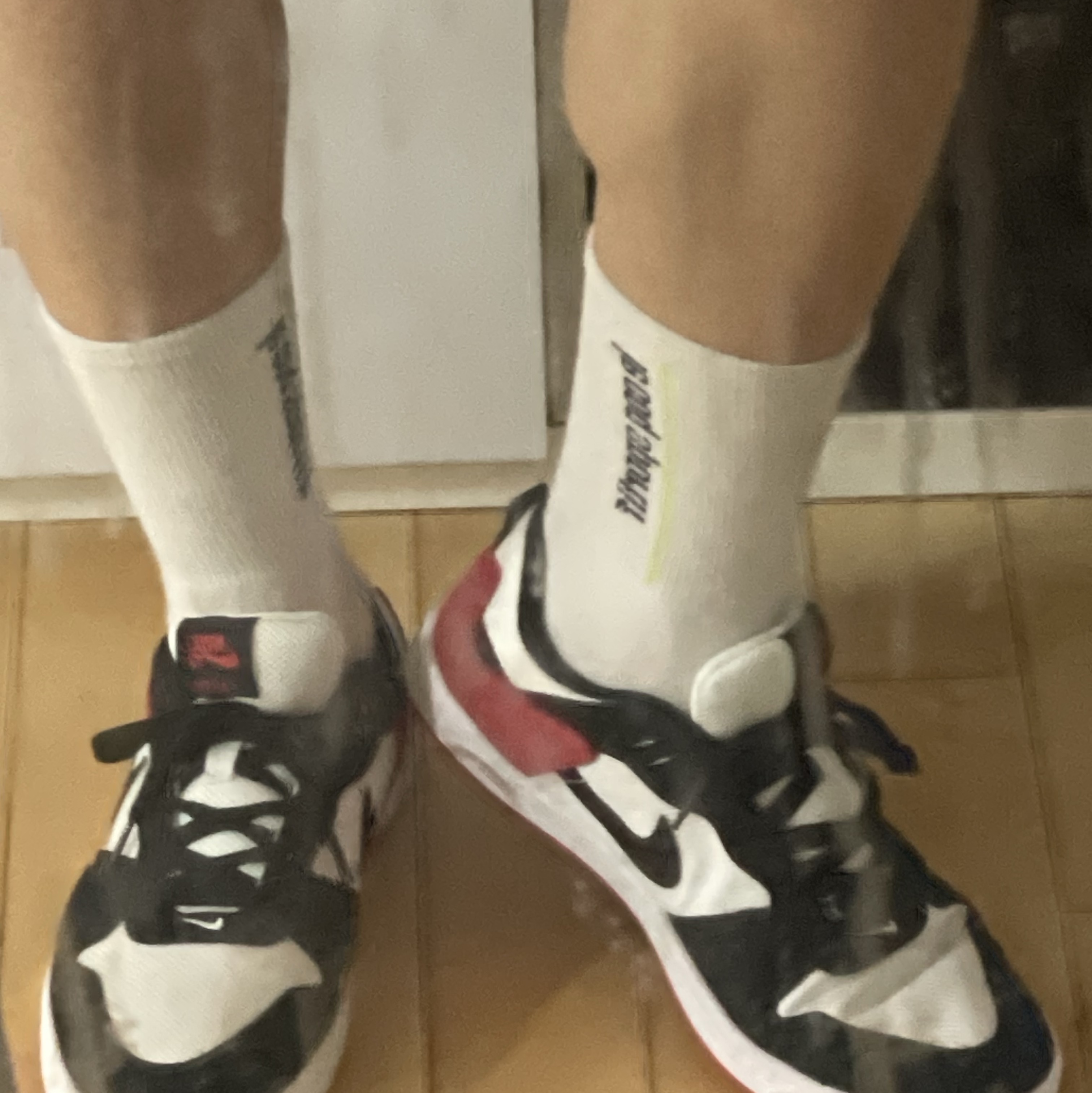 Nike SB Alleyoop University Red 착용 스타일