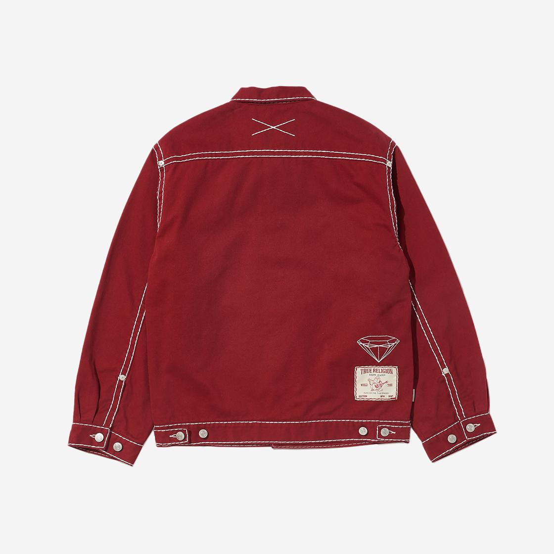 트루릴리젼 스카 워시드 자켓 레드(True Religion Scar Washed Jacket Red) - 2