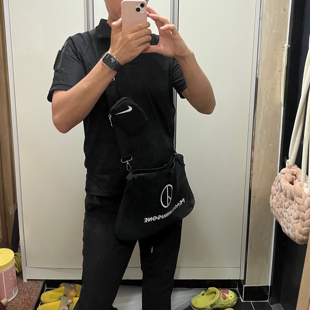 Nike x Peaceminusone Wide Pants Black (DR0096-010) 착용 스타일