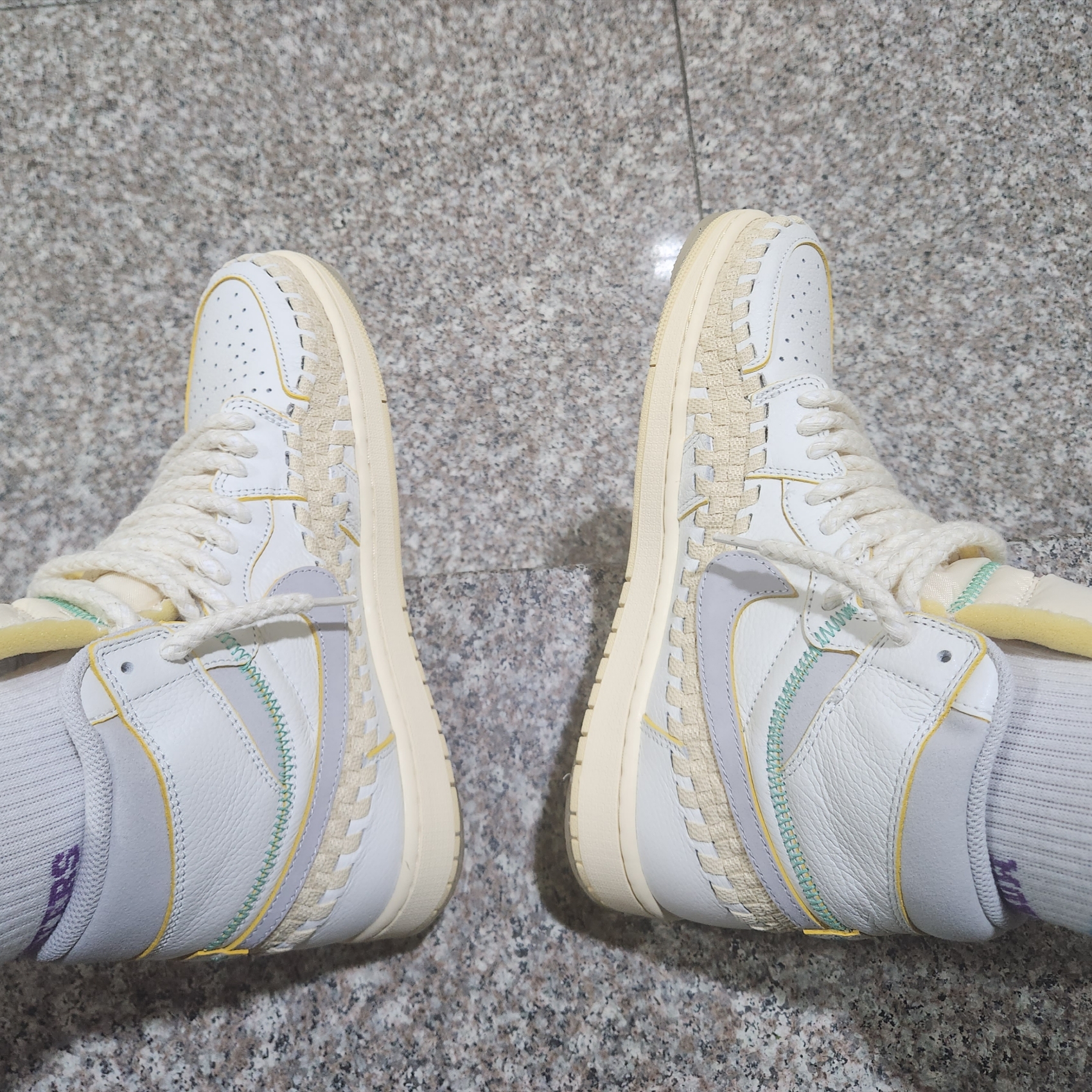 Jordan 1 x Bephies Beauty Supply x Union Retro High OG SP Summer '96 착용 스타일 - 2
