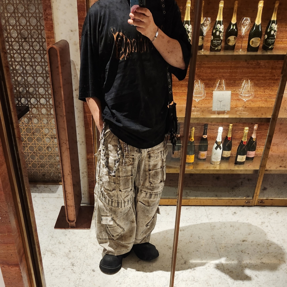 Balenciaga Steroid Derby Black 착용 스타일