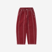 True Religion Scar Washed Denim Pants Red