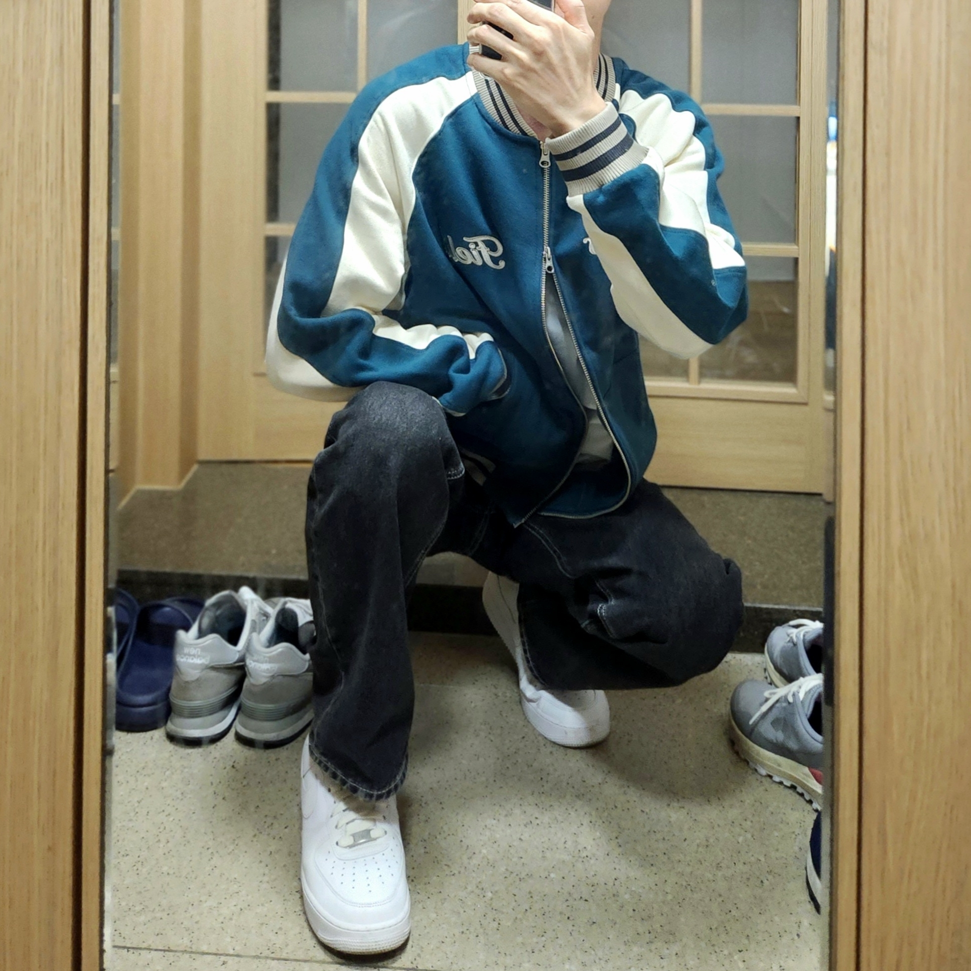 Nike Air Force 1 '07 Low White 착용 스타일