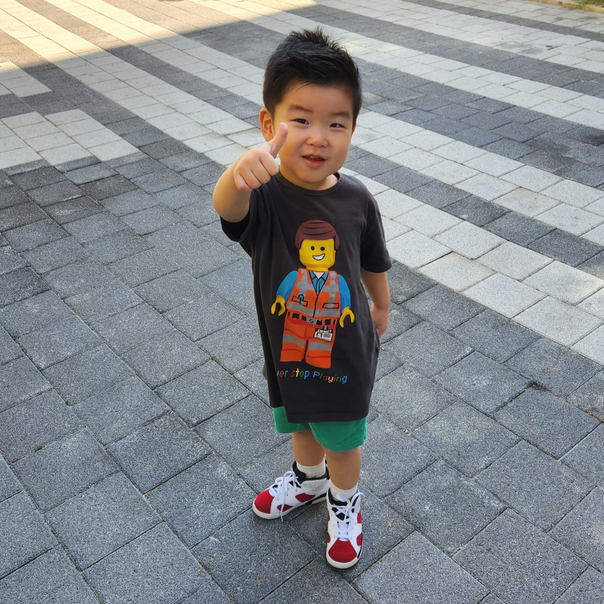 (GS) Jordan 6 Retro Carmine 2021 착용 스타일 - 3