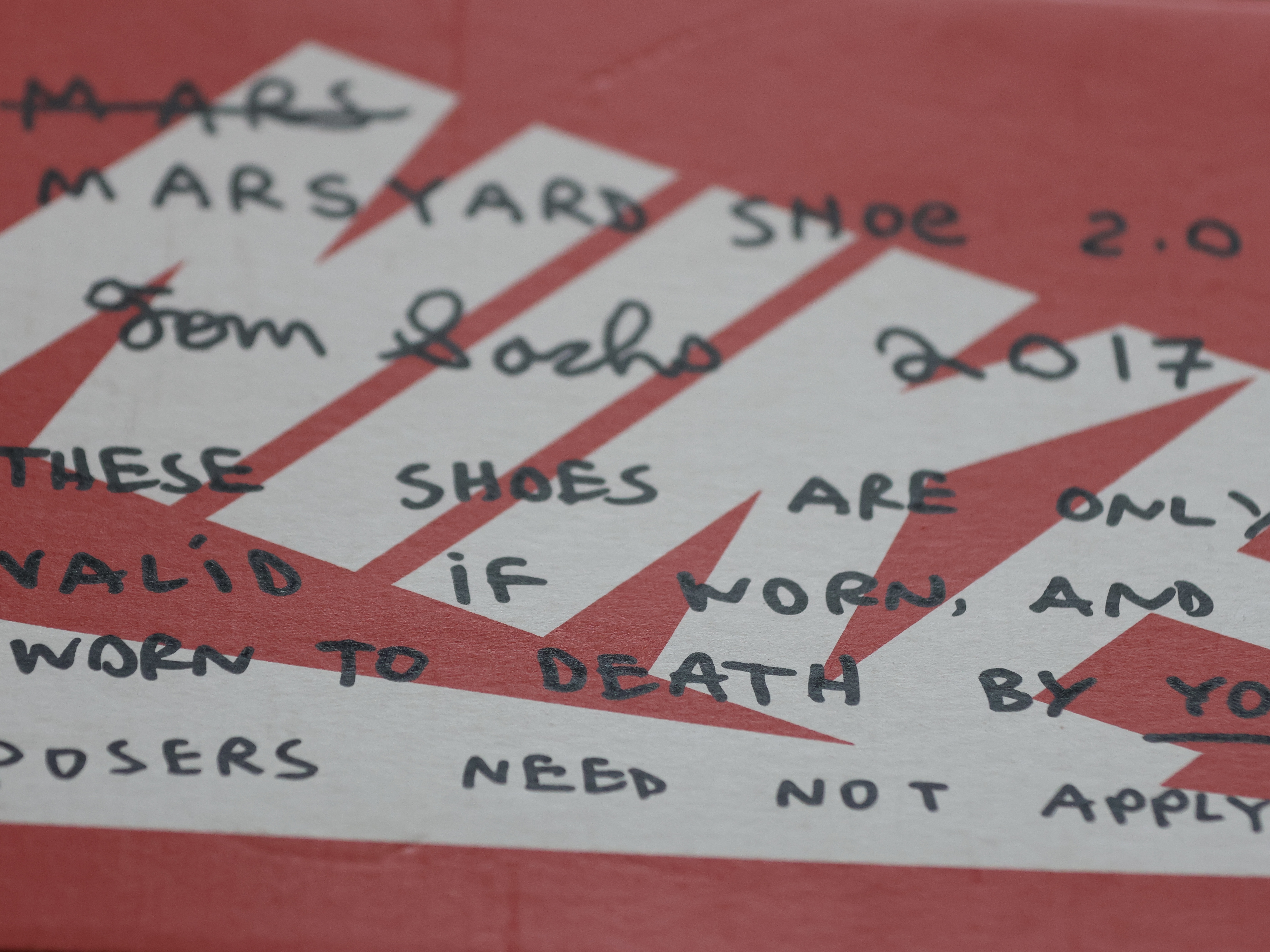 Nike x Tom Sachs Mars Yard Shoe 2.0 Space Camp 착용 스타일 - 2