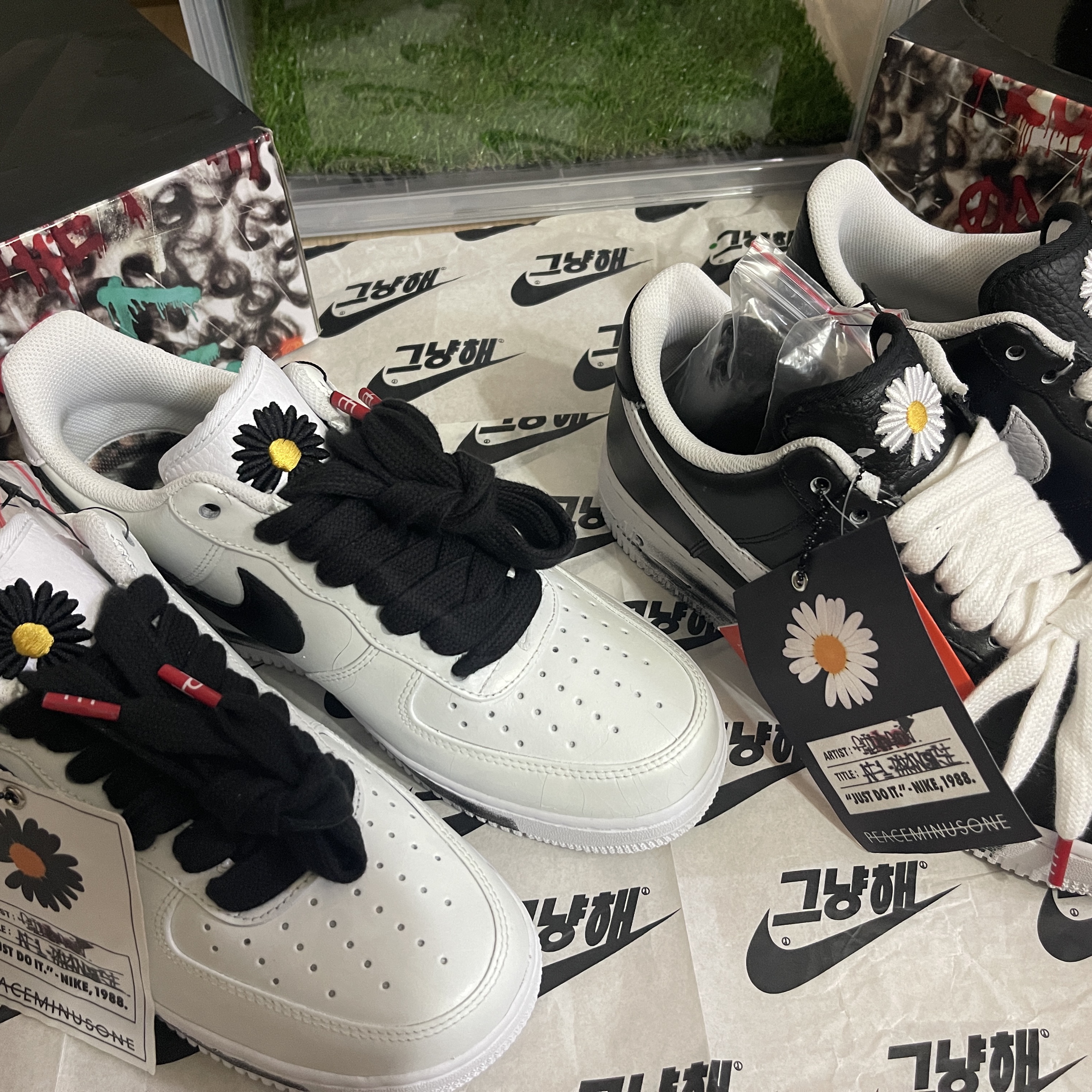 Nike x Peaceminusone Air Force 1 Low Para-Noise, Nike x Peaceminusone Air Force 1 Low Para-Noise 2.0 착용 스타일 - 2