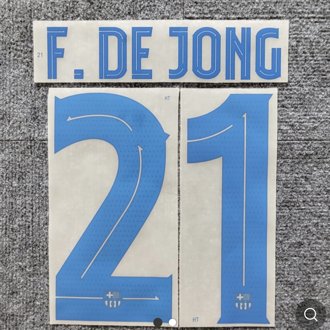 Nike FC Barcelona 2023/24 Stadium Away Dri-Fit Jersey White Royal Blue (Non Marking Ver.) 착용 스타일 - 2