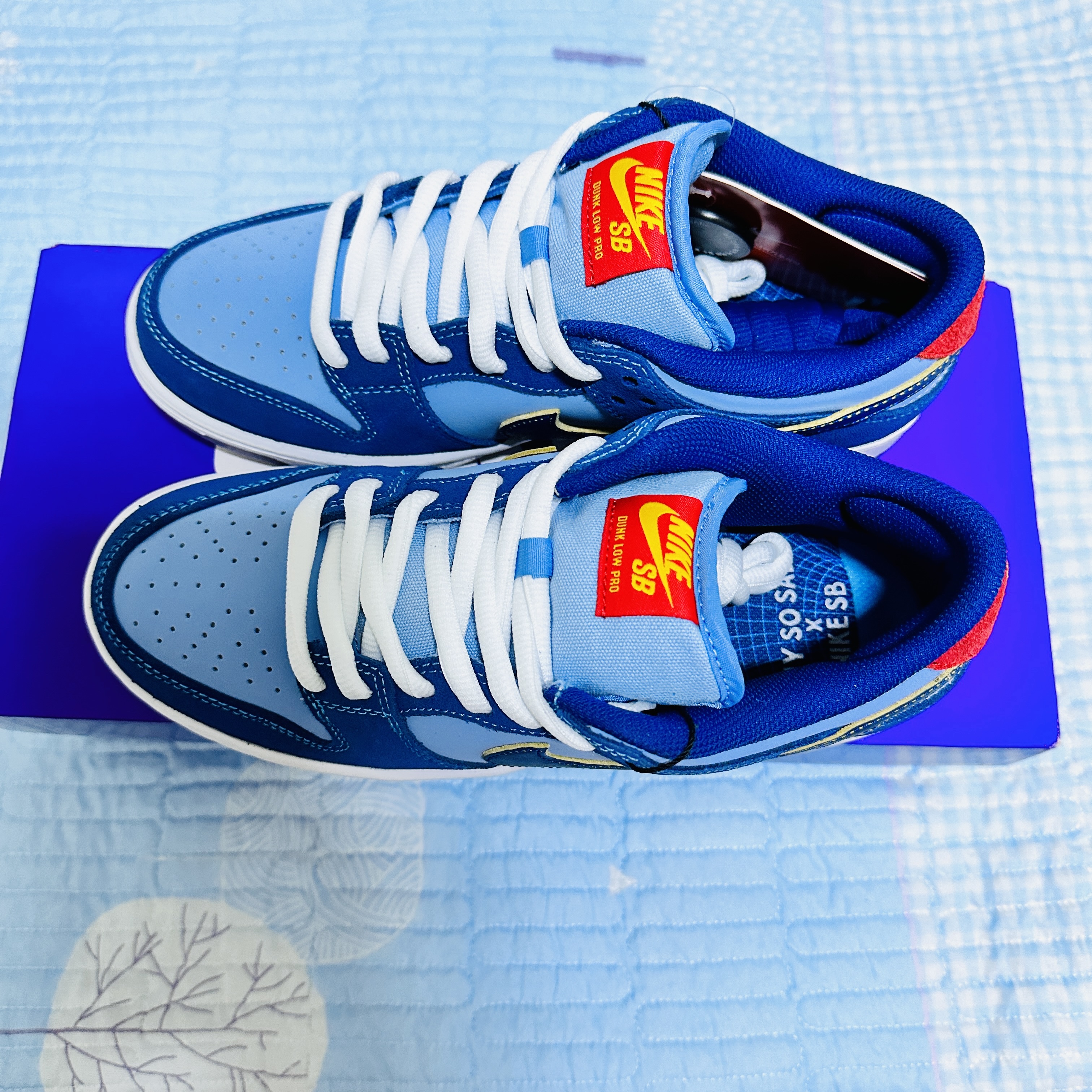 Nike x Why So Sad? SB Dunk Low Pro Coastal Blue 착용 스타일 - 2