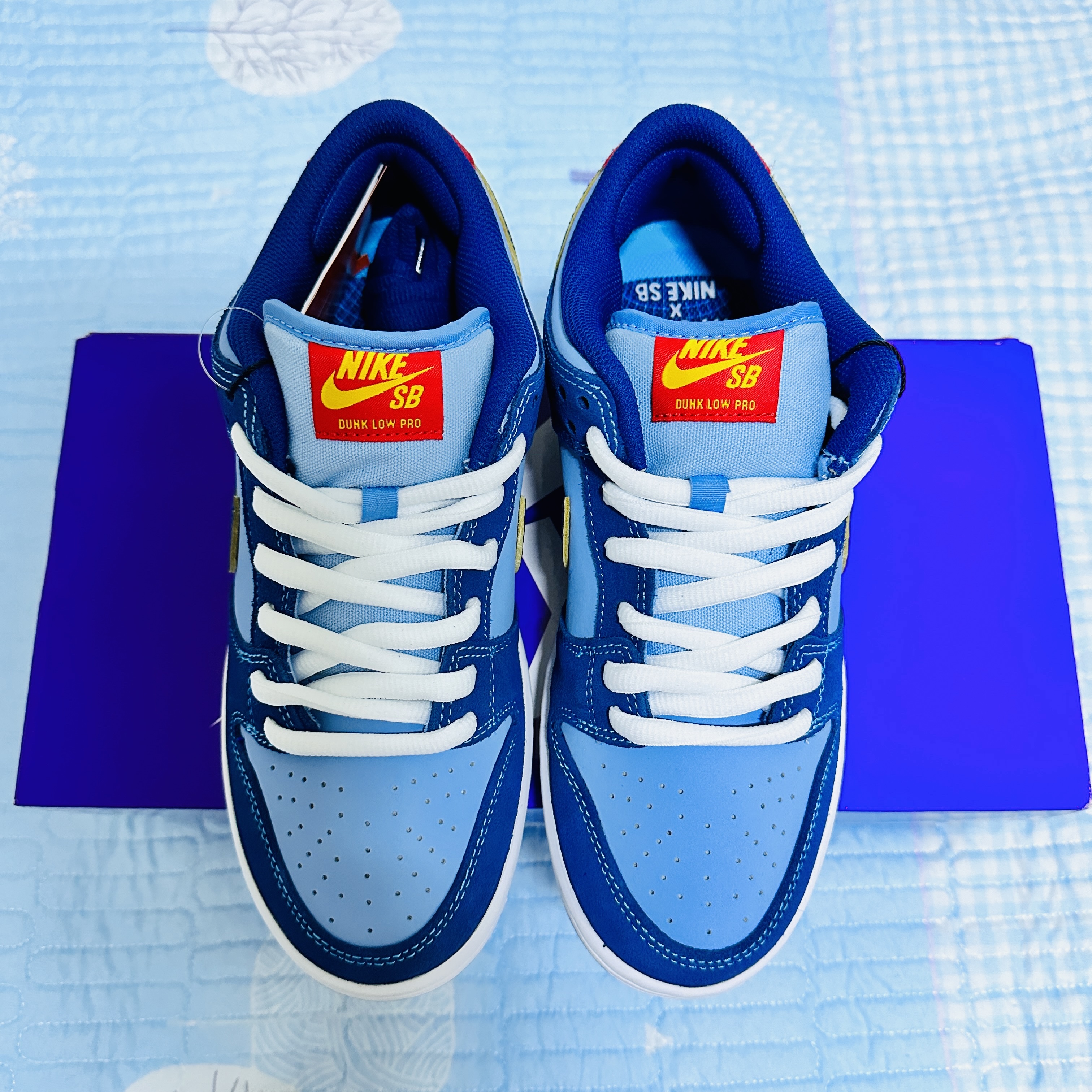 Nike x Why So Sad? SB Dunk Low Pro Coastal Blue 착용 스타일 - 1
