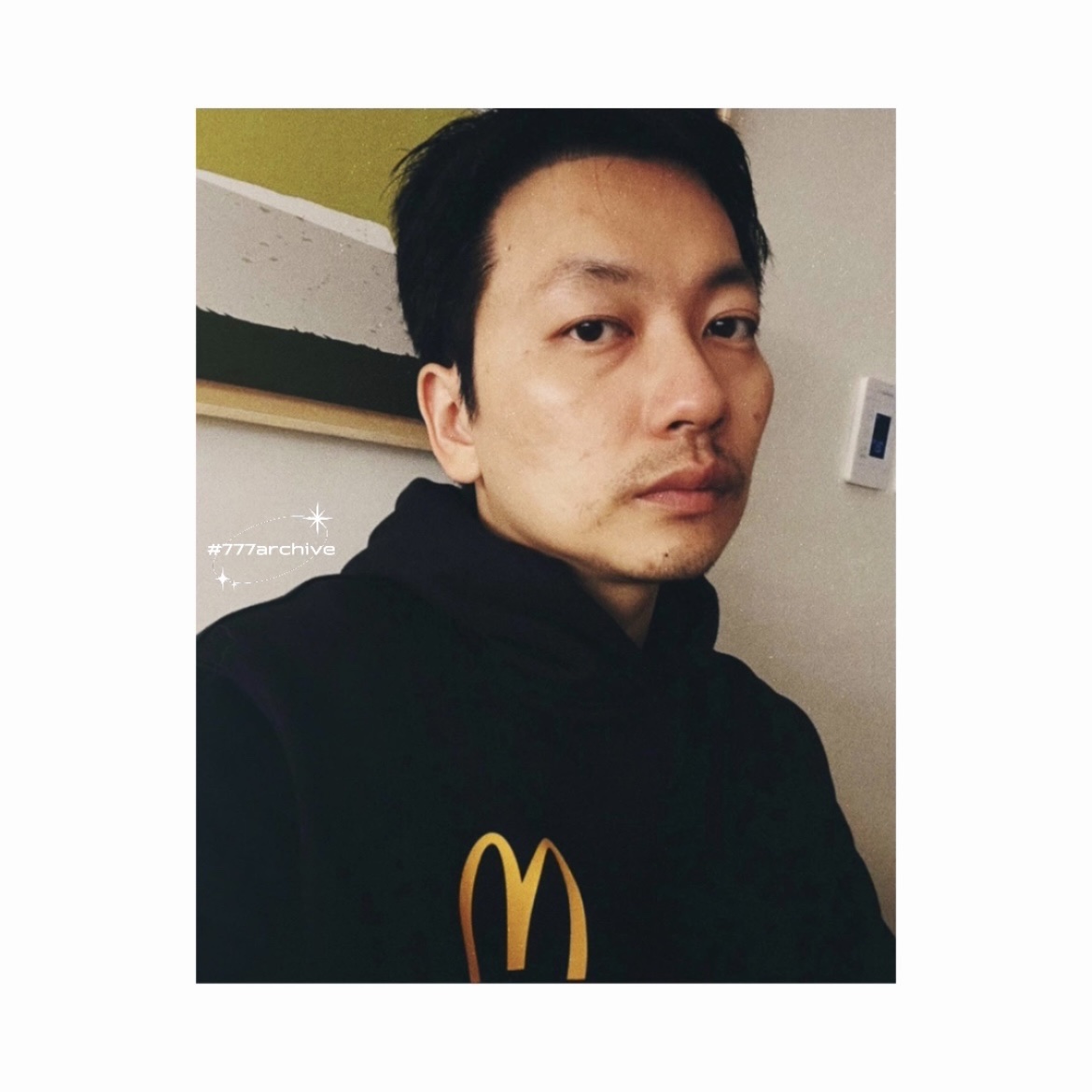 Samsung Galaxy Z Fold5 Thom Browne Edition (Korean Ver.), Palace x McDonald's Logo Hood Black - 23FW 착용 스타일 - 3