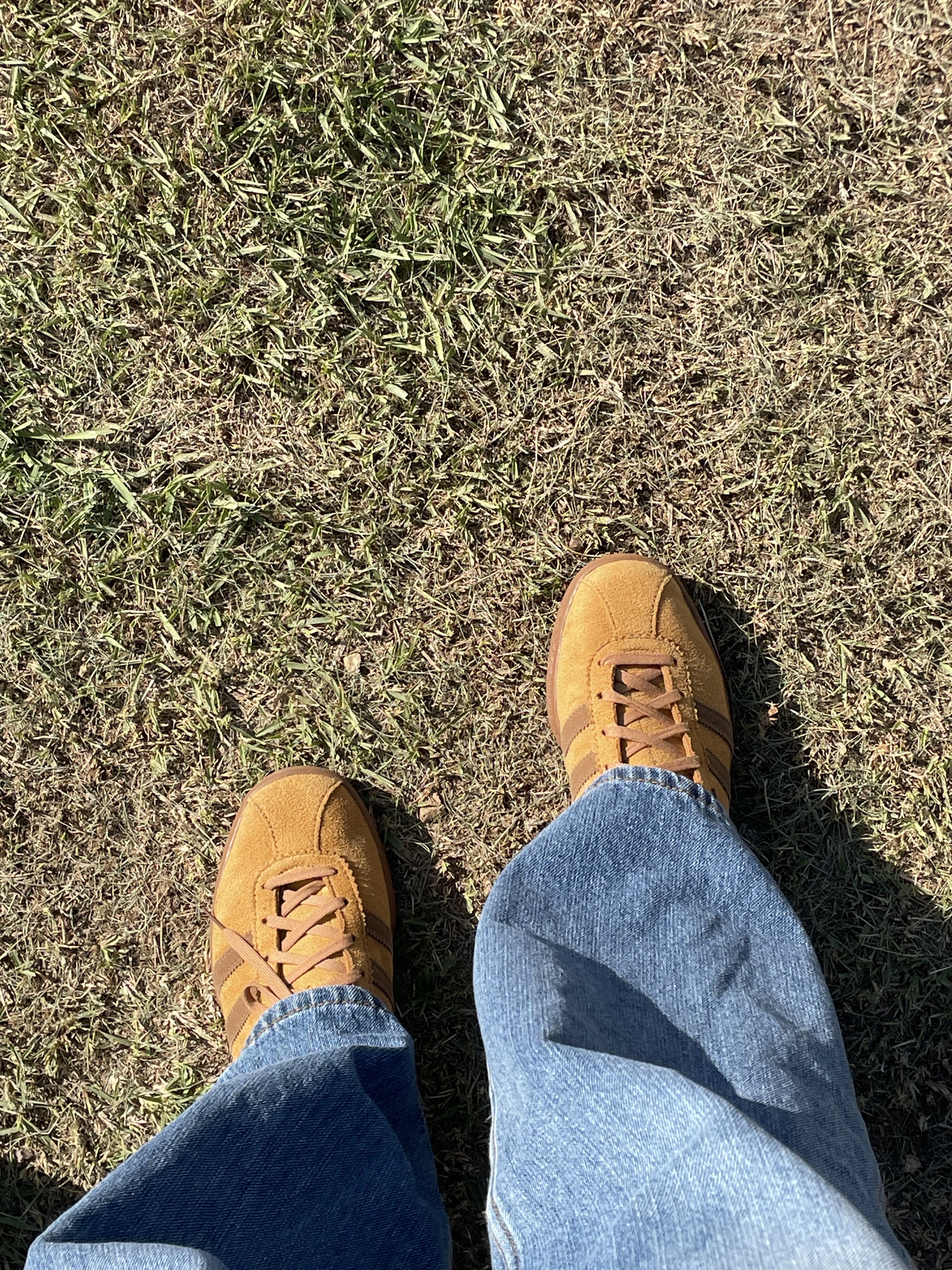 Adidas Tobacco Gruen Mesa Brown Desert 착용 스타일 - 1