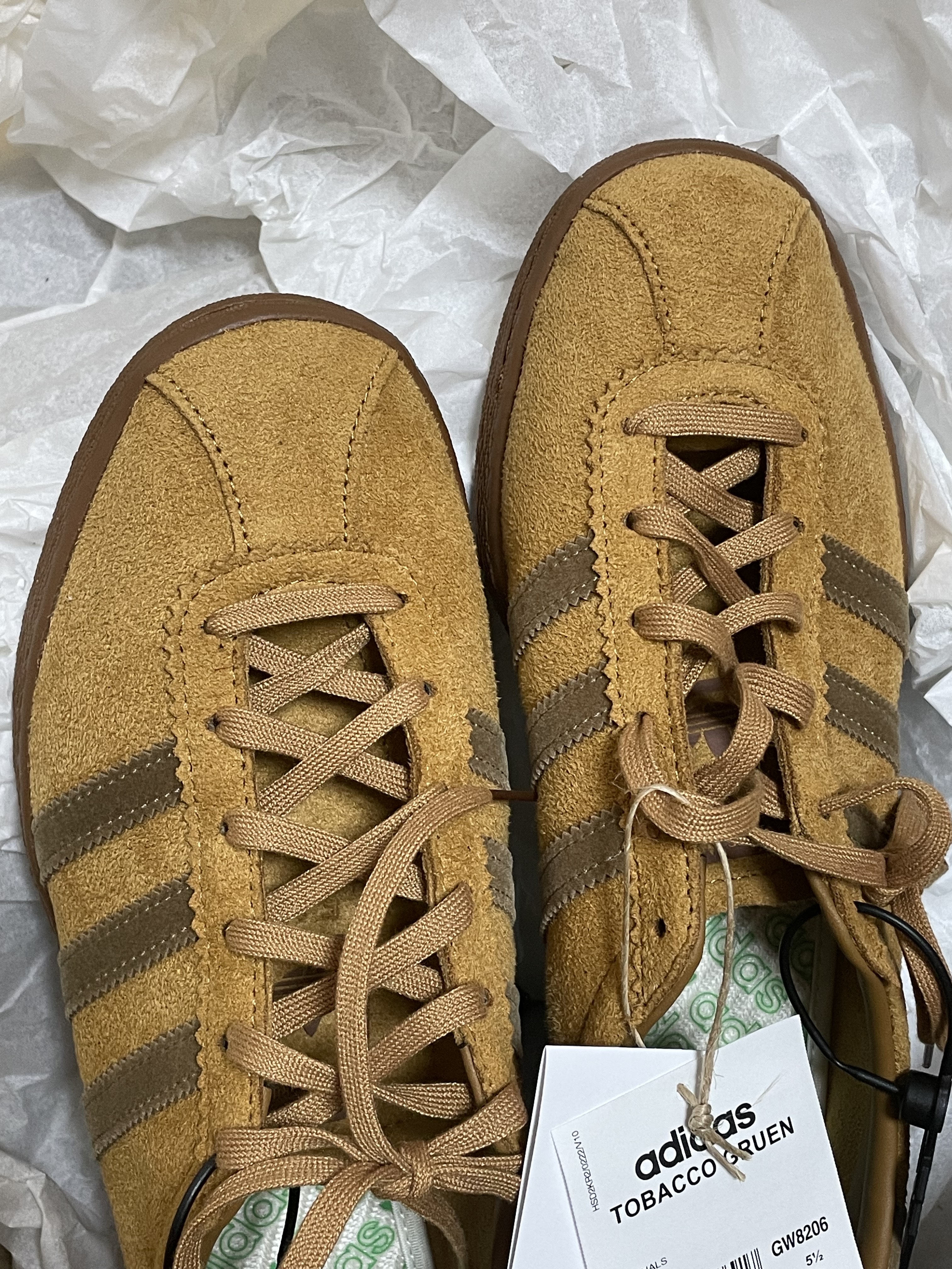 Adidas Tobacco Gruen Mesa Brown Desert 착용 스타일 - 2