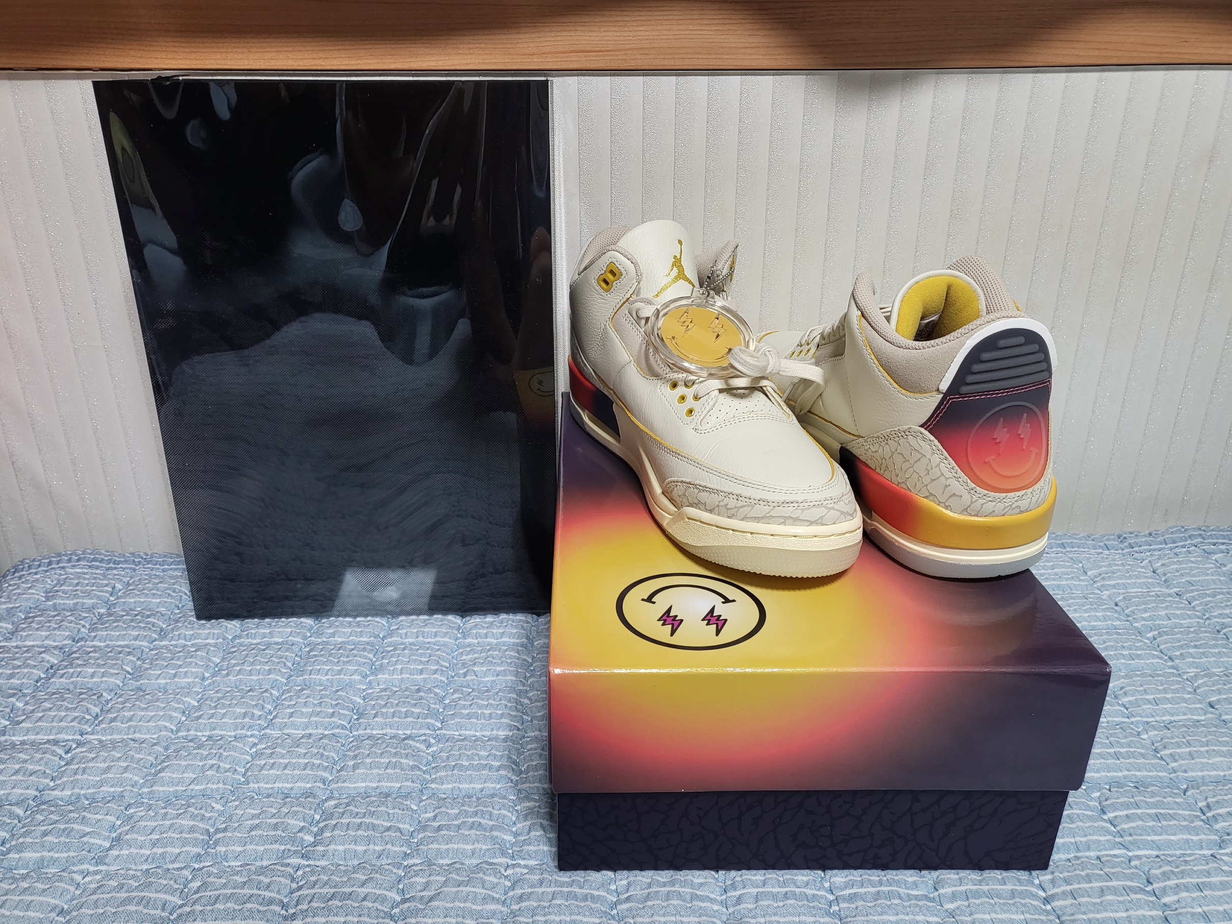 Jordan 3 x J Balvin Retro SP Sunset 착용 스타일