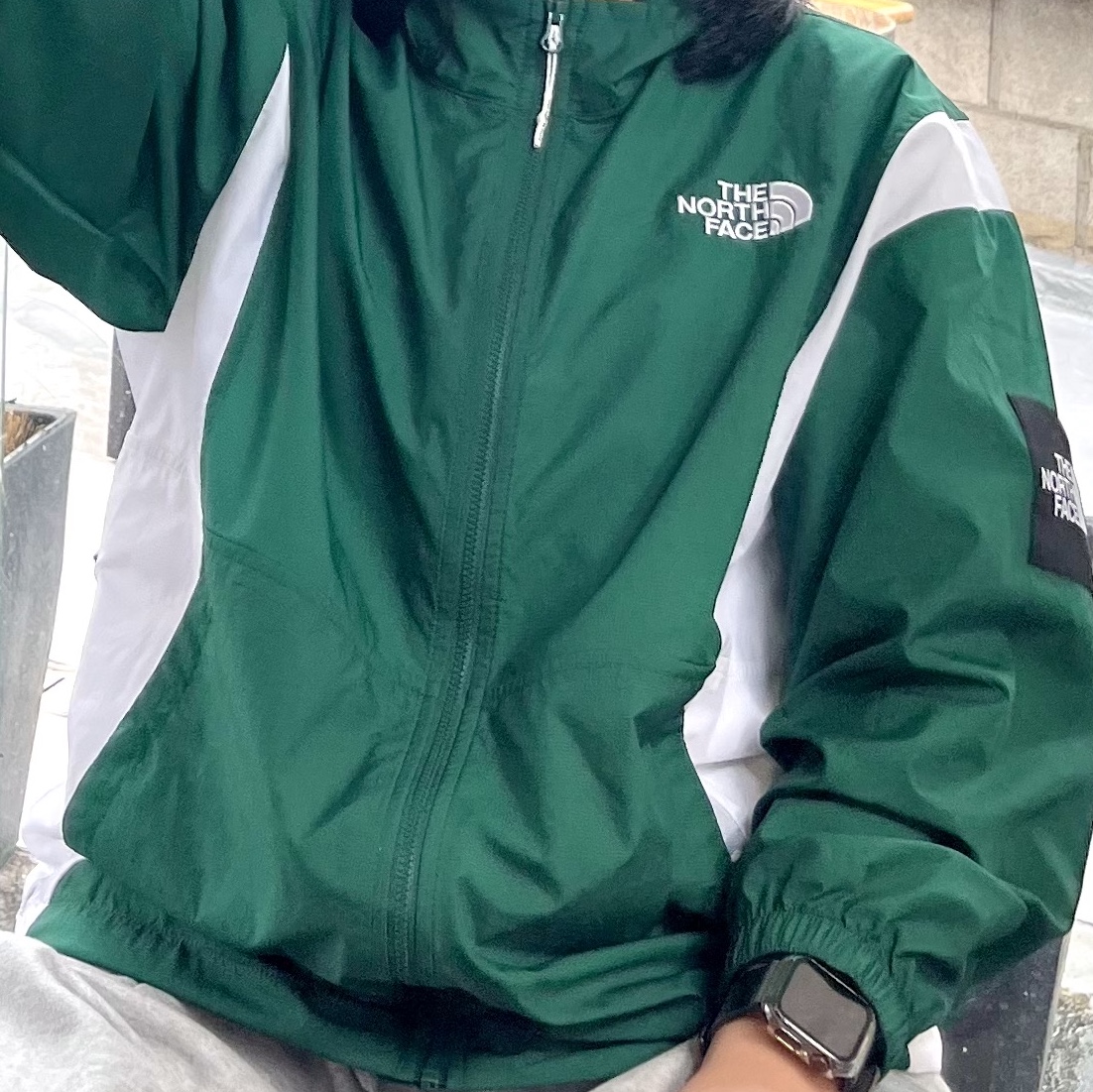 The North Face White Label Reston Jacket Black, The North Face White Label Reston Jacket Navy 착용 스타일