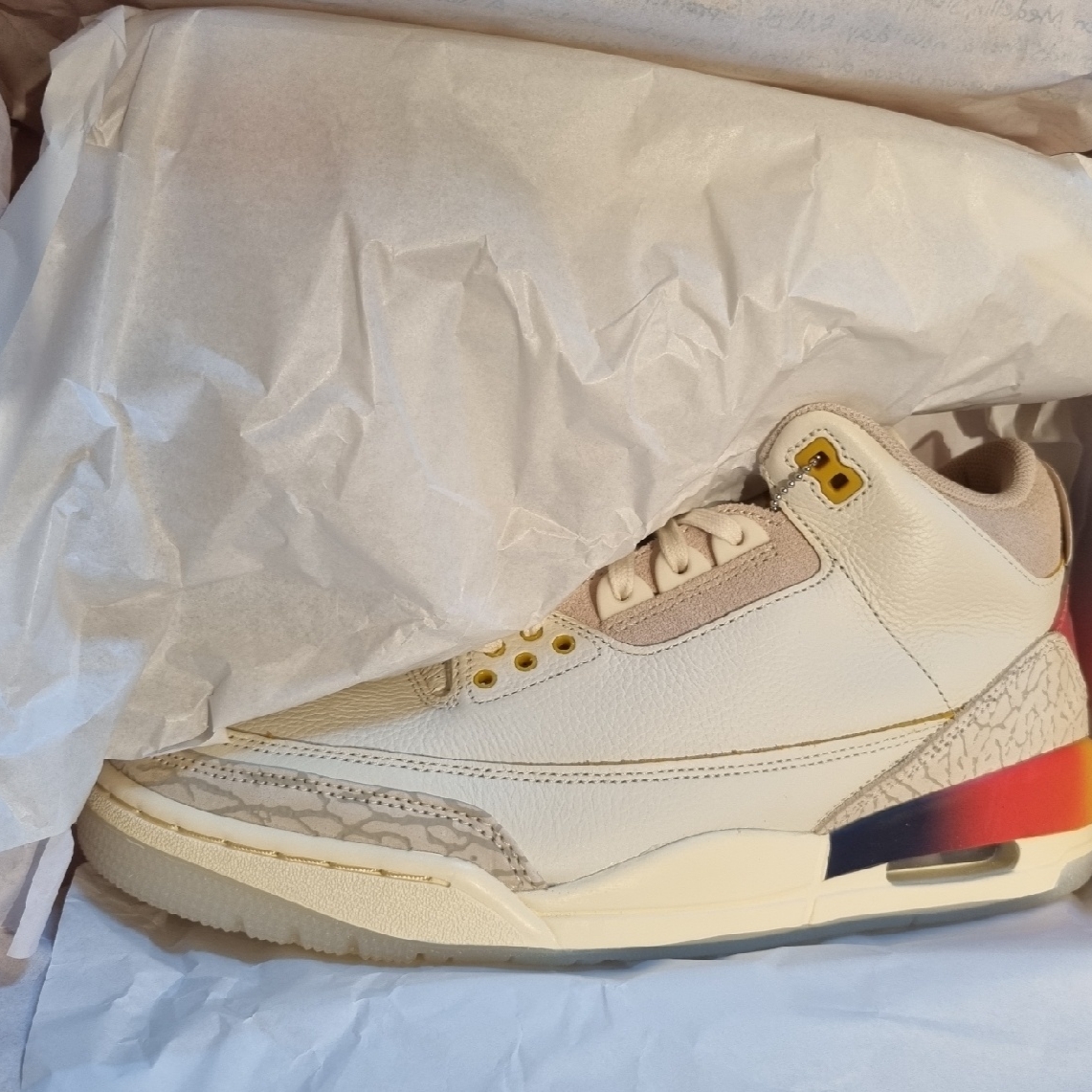 Jordan 3 x J Balvin Retro SP Sunset 착용 스타일
