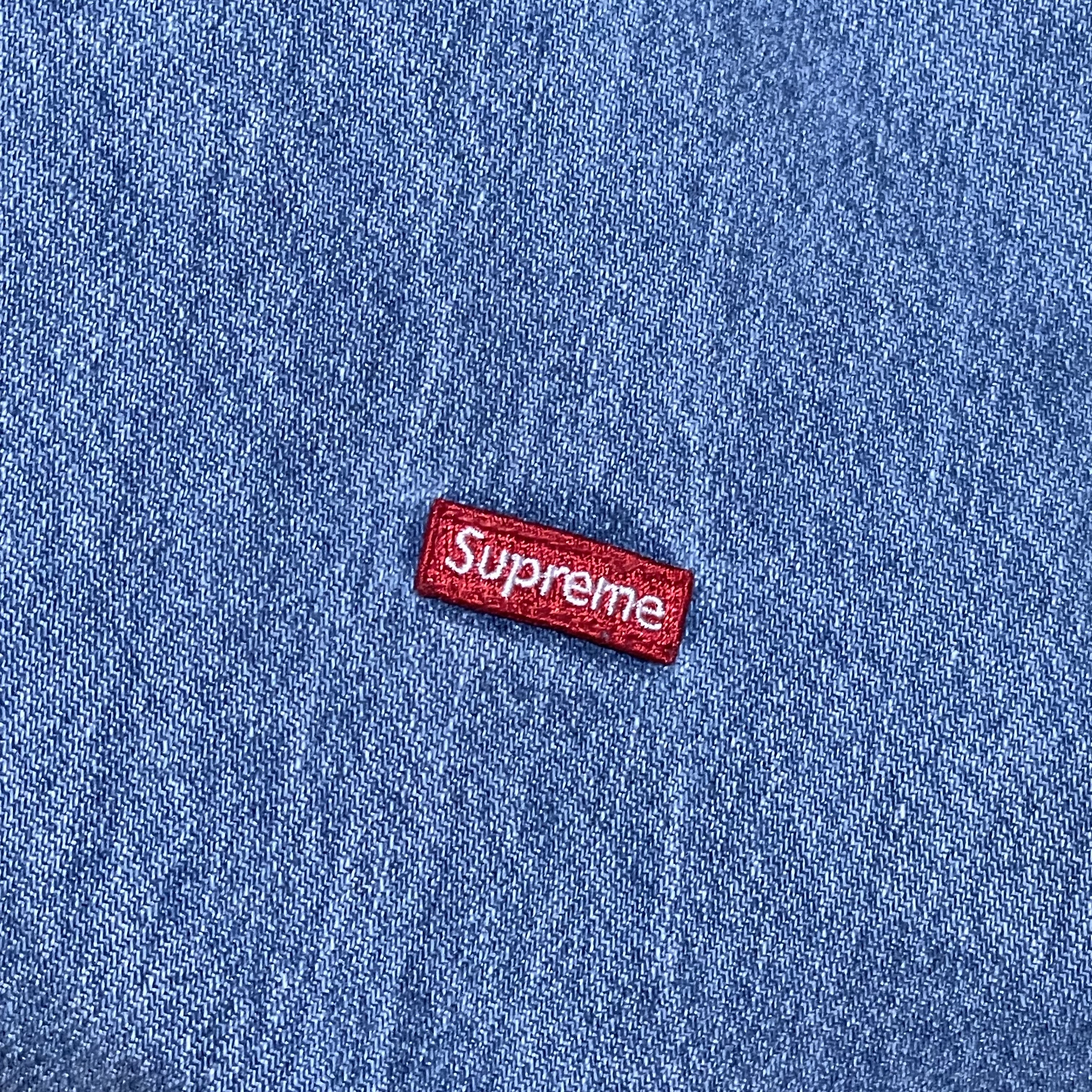 Supreme Small Box Shirt Denim - 23FW 착용 스타일 - 2