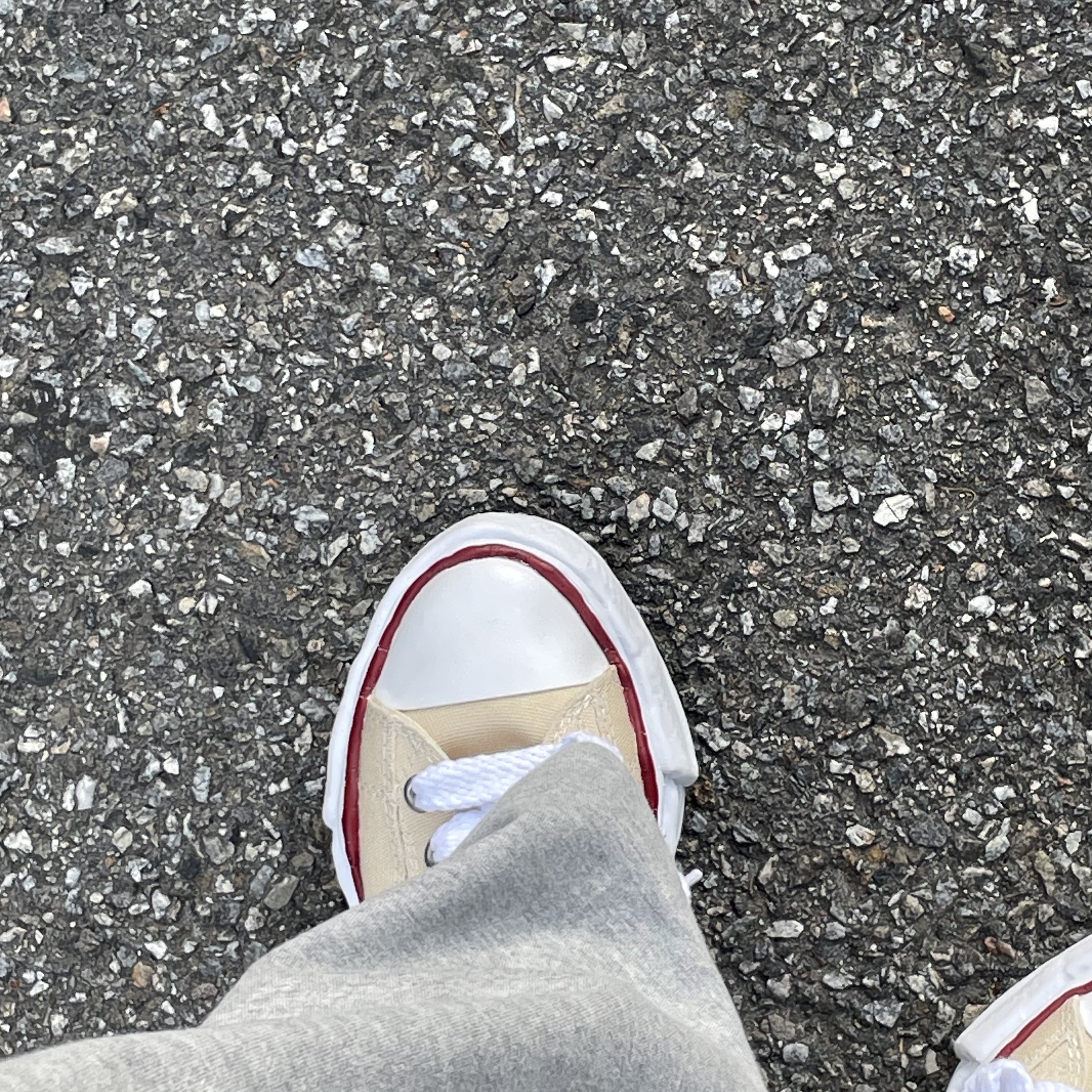 Maison Mihara Yasuhiro Peterson OG Sole Canvas Low-top Sneakers Natural 착용 스타일 - 1