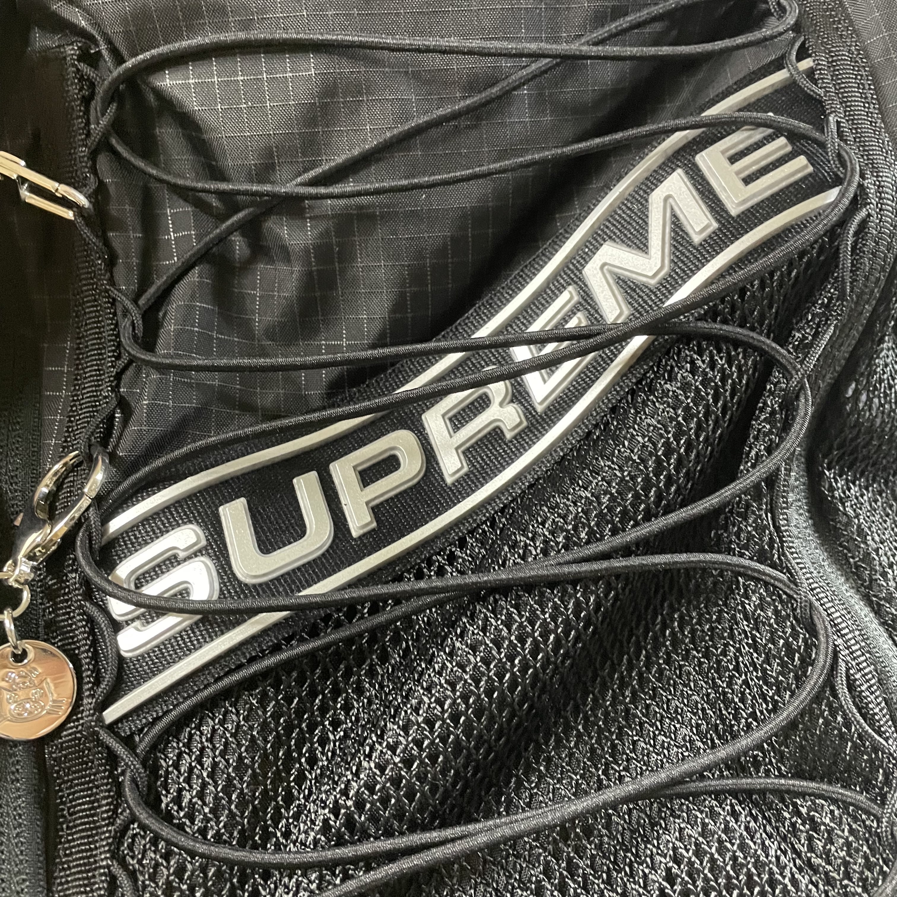 Supreme Backpack Black - 23FW 착용 스타일 - 1