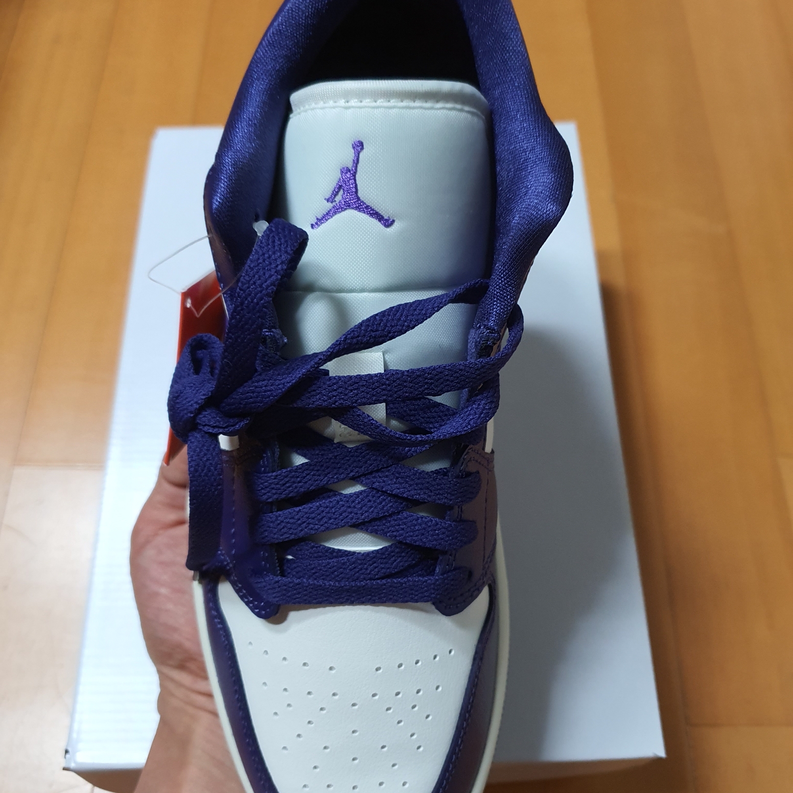 (W) Jordan 1 Low Sky J Purple Sail 착용 스타일