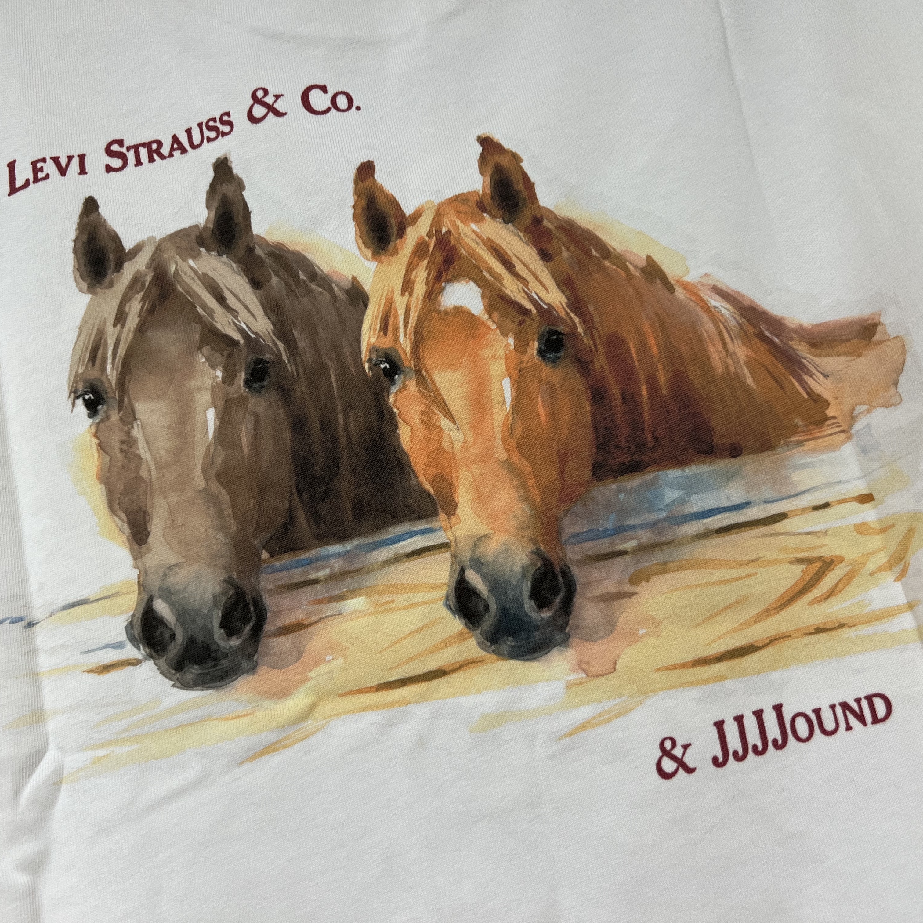 Levi's x JJJJound Pocket T-Shirt White 착용 스타일 - 2