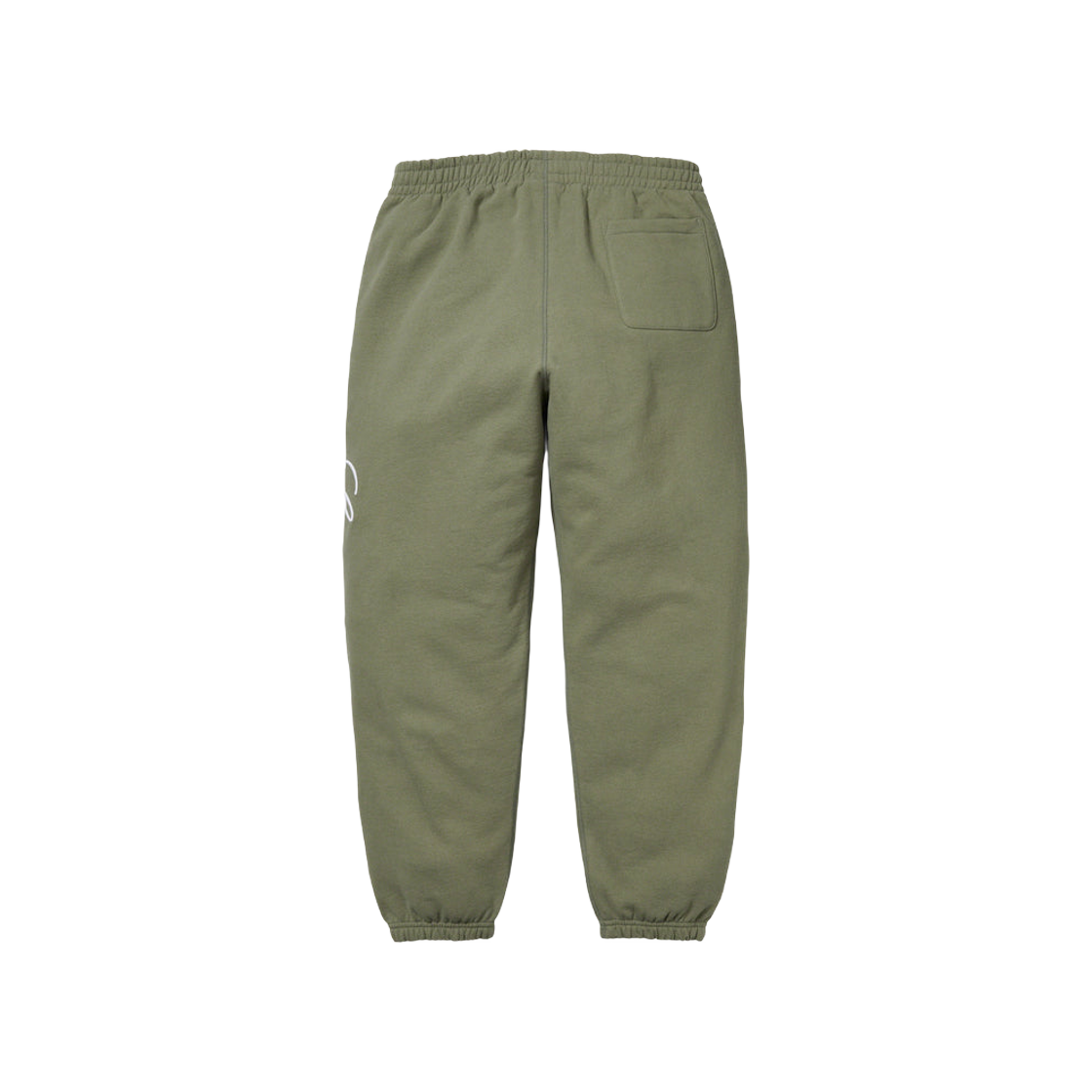 Supreme Raised Script Sweatpants Light Olive - 23FW 상세 이미지 2