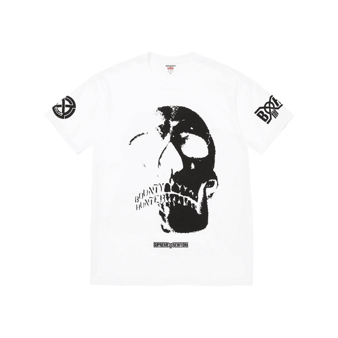 Supreme x Bounty Hunter Skulls T-Shirt White - 23FW 상세 이미지 1