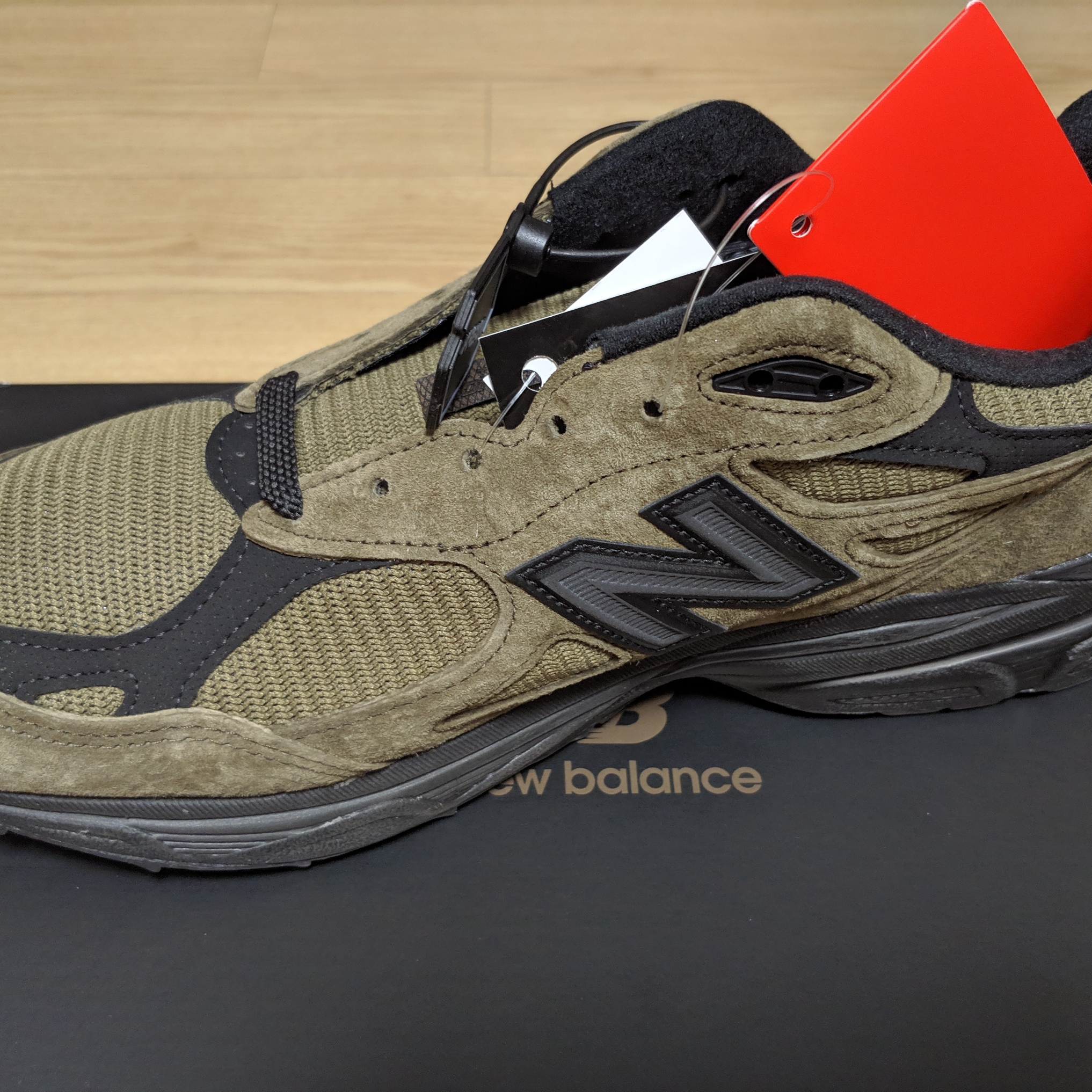 New Balance x JJJJound 990v3 Brown Black 착용 스타일