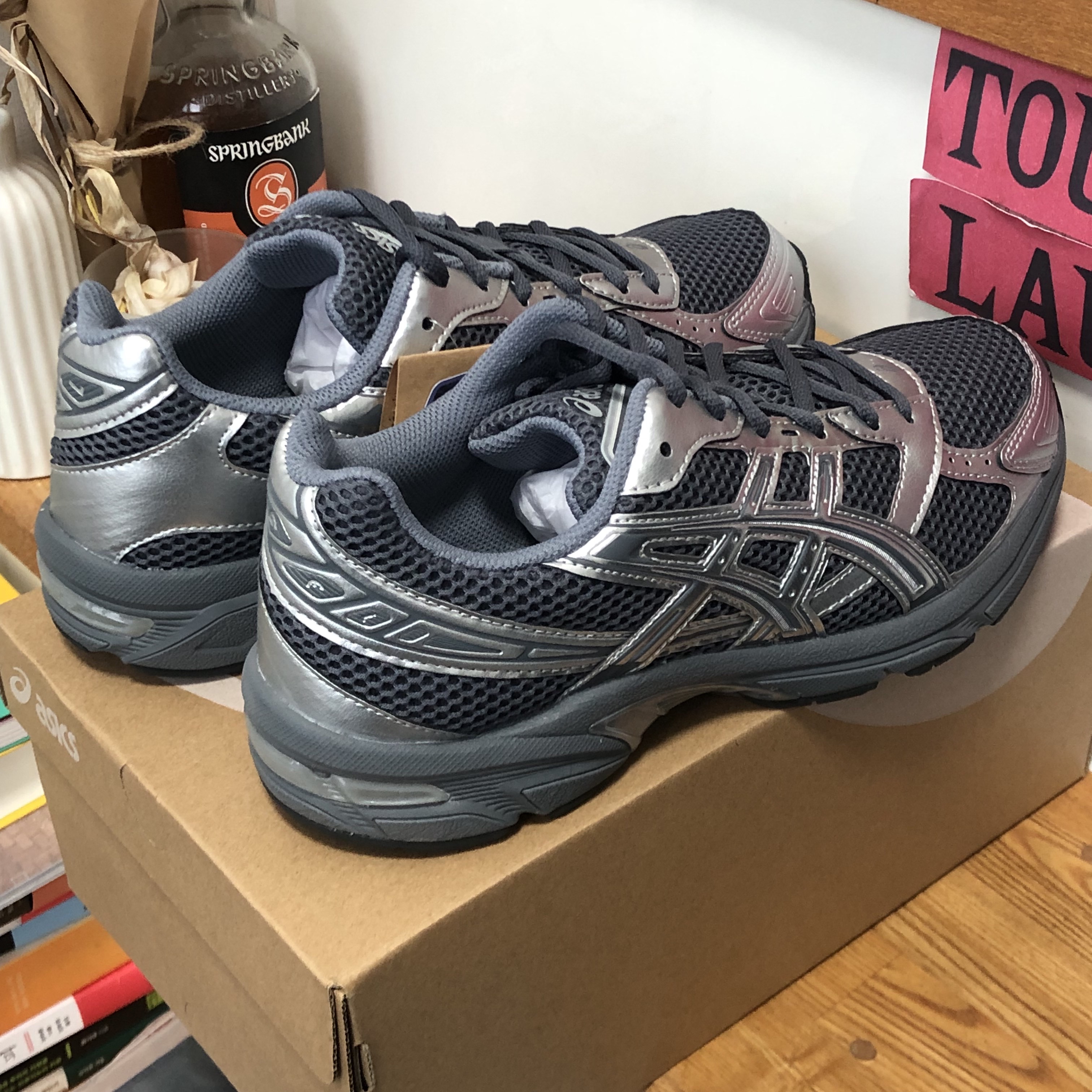 Asics Gel-1130 Steel Grey Pure Silver 착용 스타일