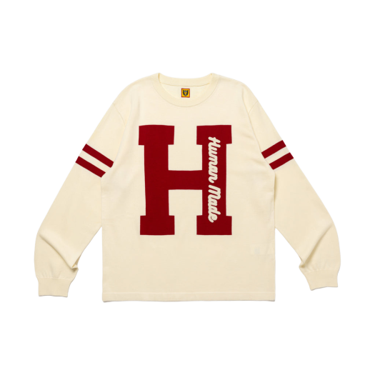 휴먼 메이드 니트 스웨터 #1 화이트