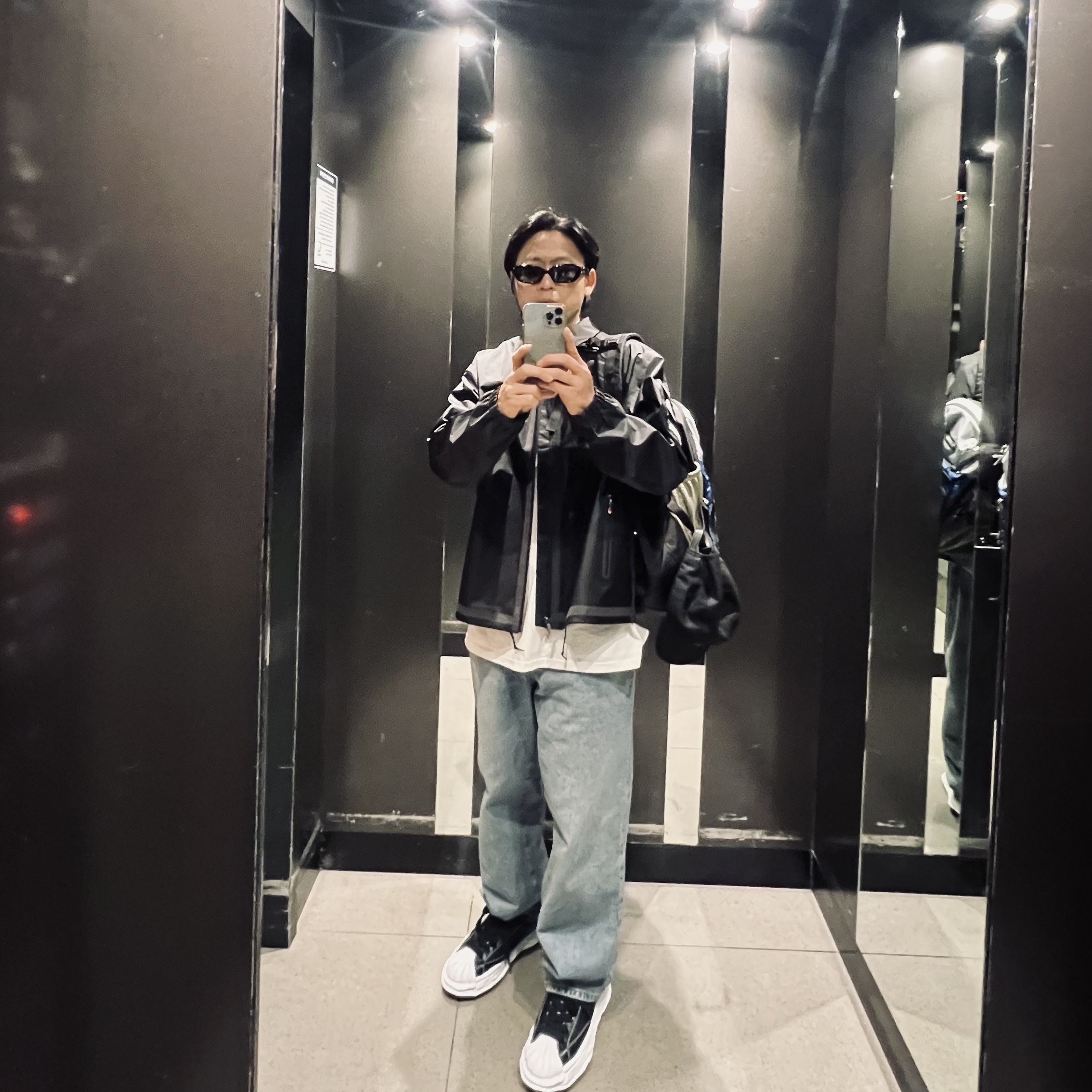 Stussy Denim Classic Jean Washed Blue, Supreme Backpack Blue - 23FW 착용 스타일