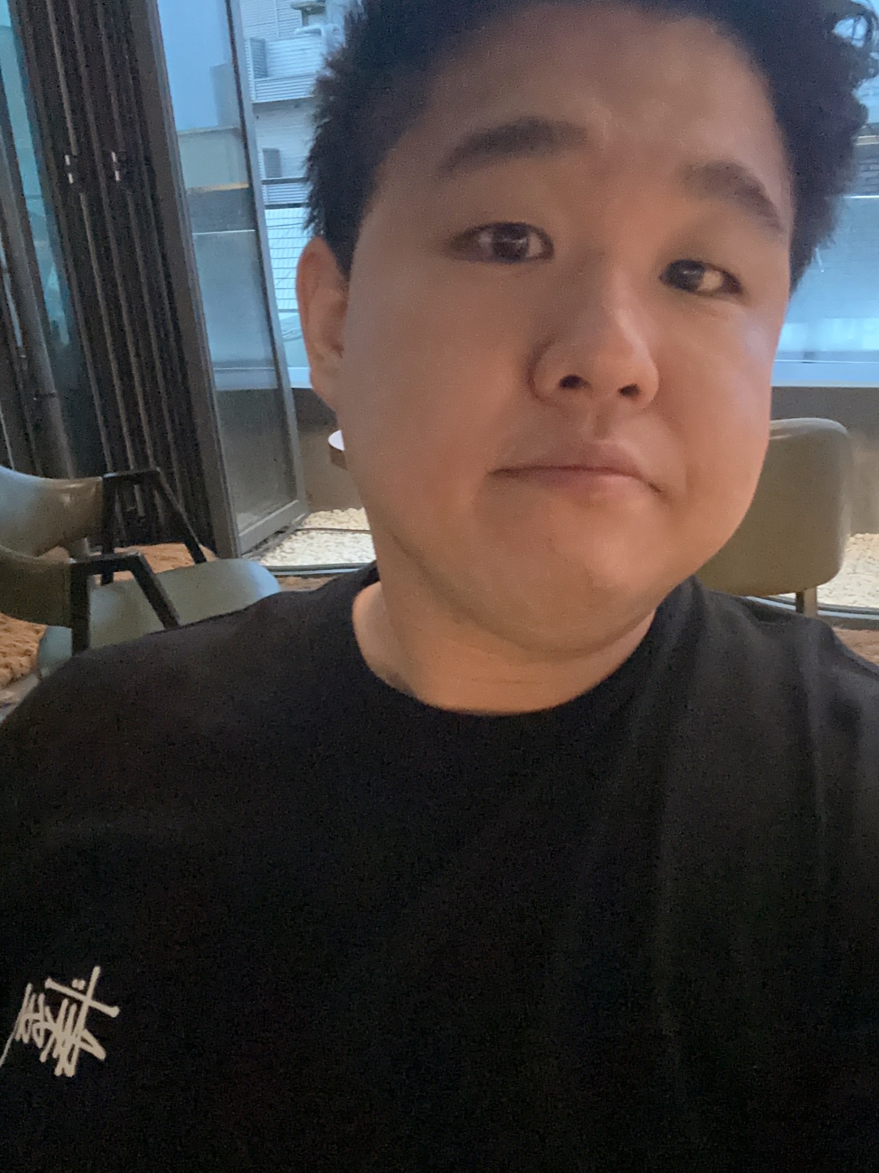 Stussy Basic Stussy Pigment Dyed T-Shirt Black 2023 착용 스타일
