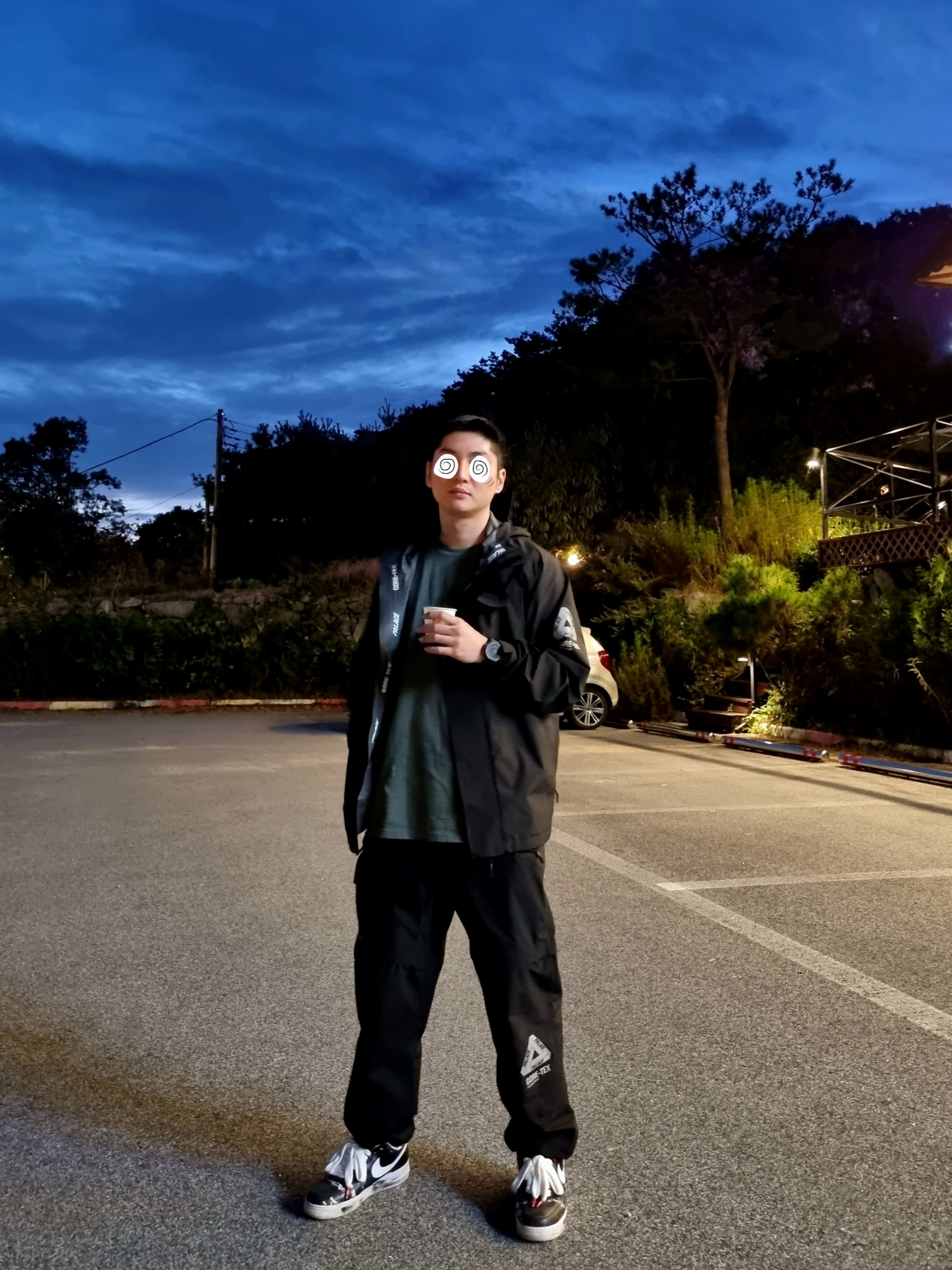 Nike x Peaceminusone Air Force 1 Low Para-Noise, Palace Gore-Tex Zip Off Cargos Black - 21SS 착용 스타일
