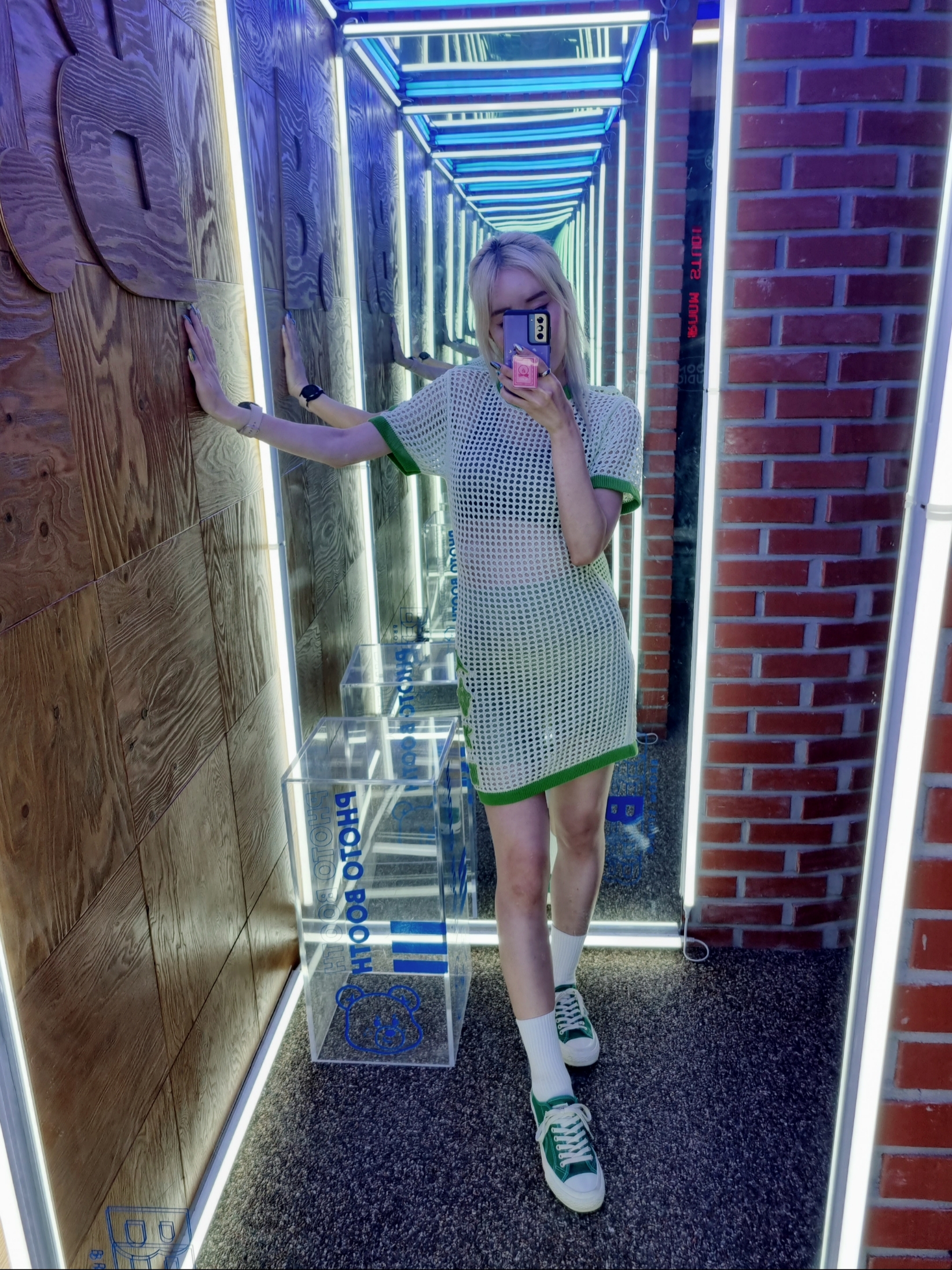 (W) Jordan x Bephies Beauty Supply x Union Dress Lime Ice - Asia 착용 스타일 - 2