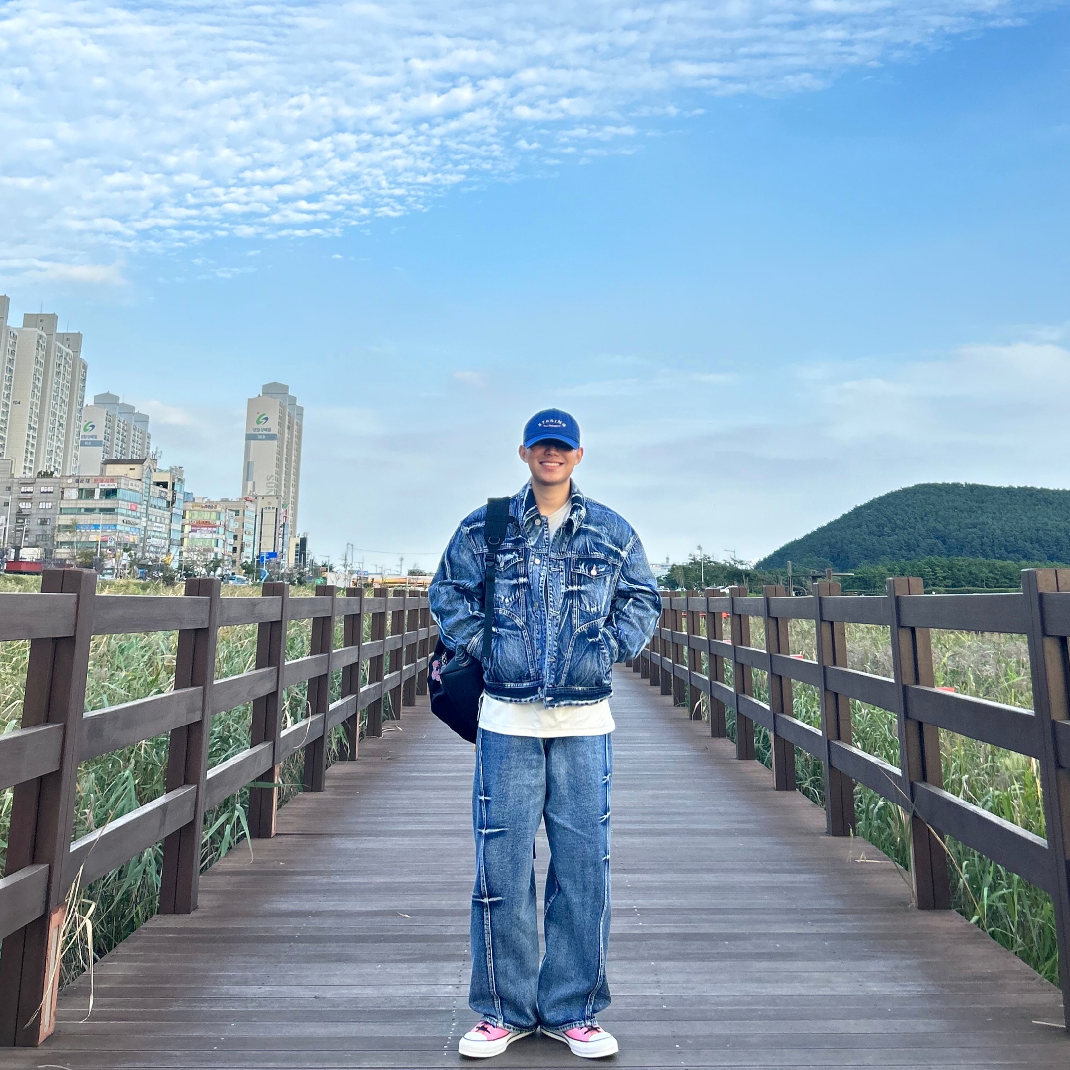 Converse x Stussy Chuck 70 High Plumeria 착용 스타일