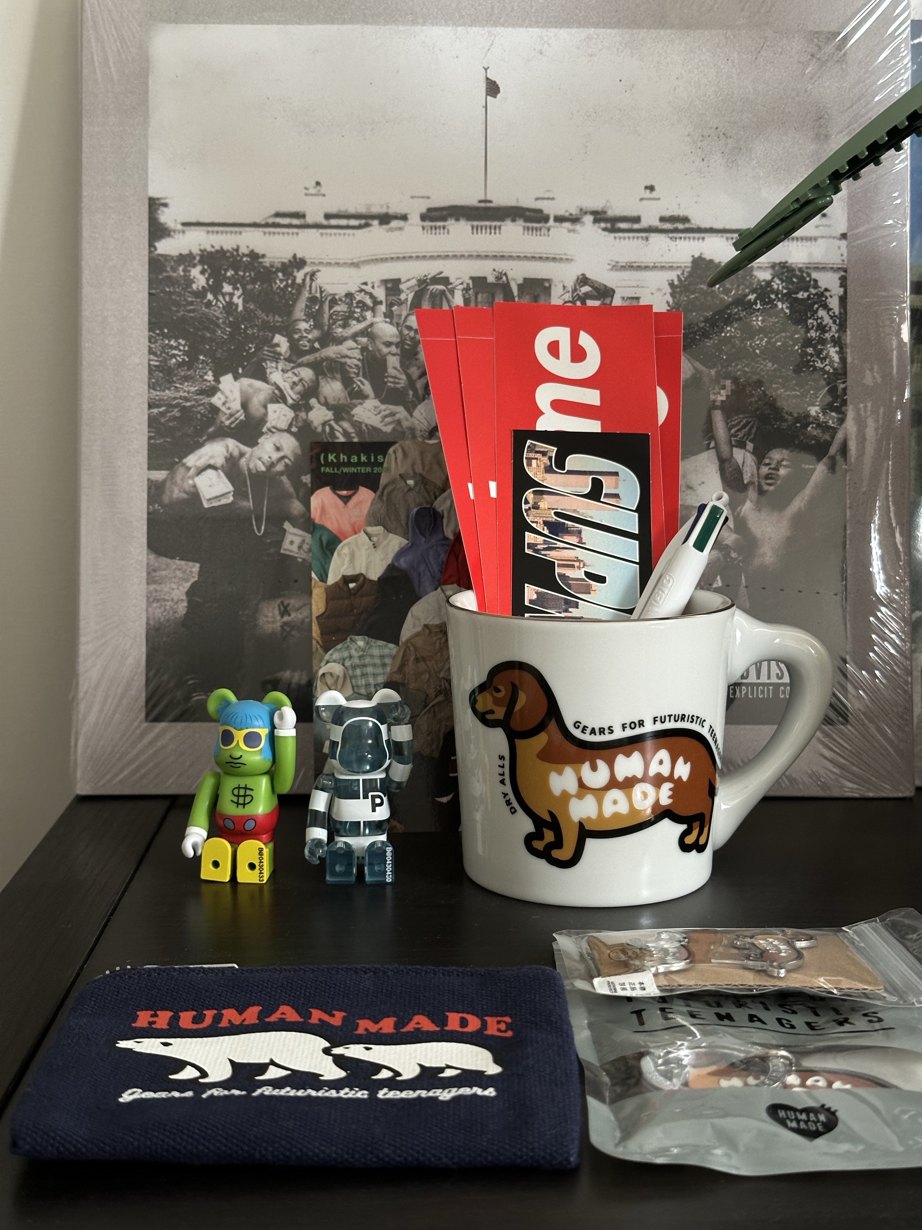 Human Made Dachs Coffee Mug White 착용 스타일