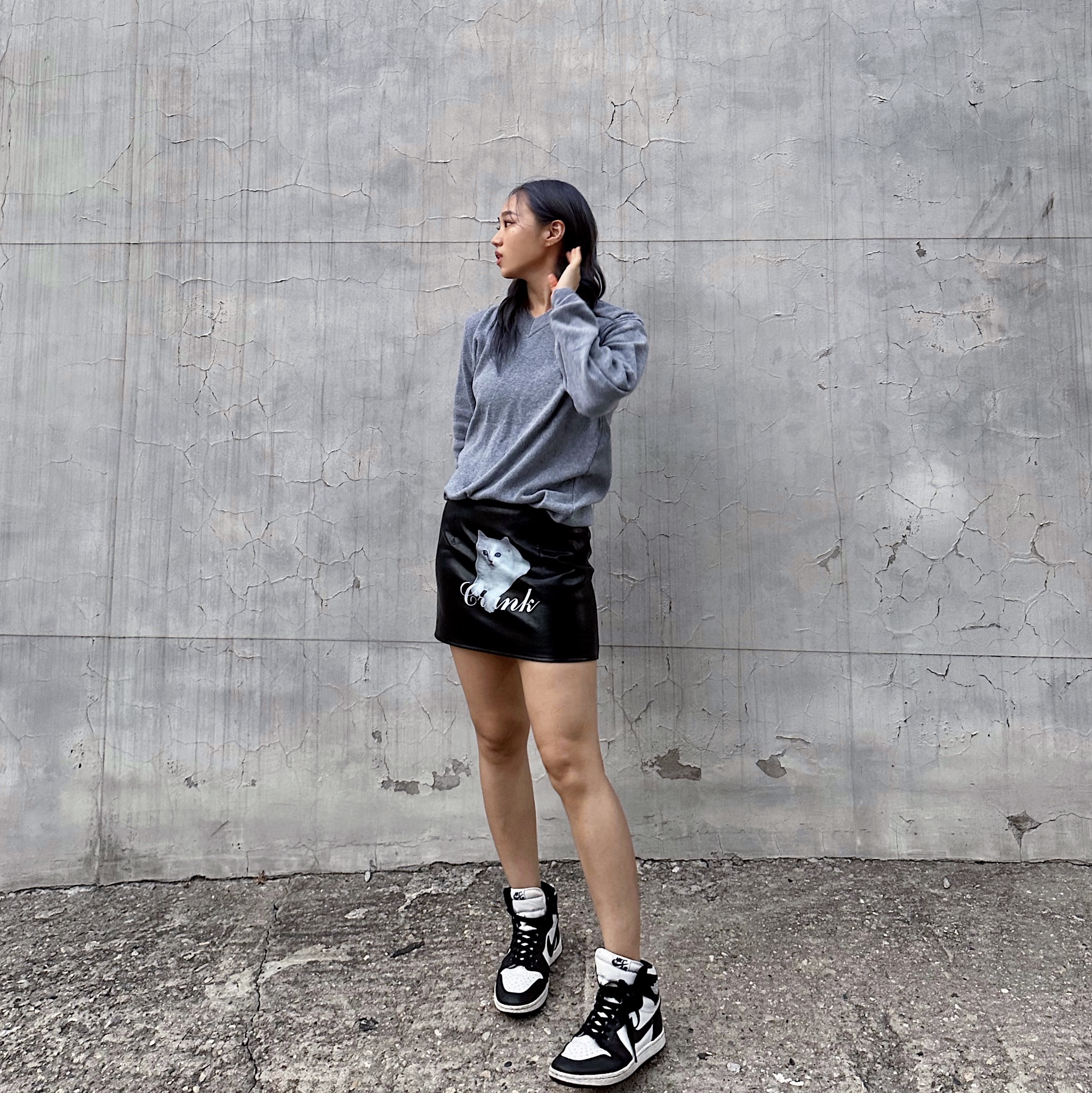 Jordan 1 High 85 Black White 착용 스타일