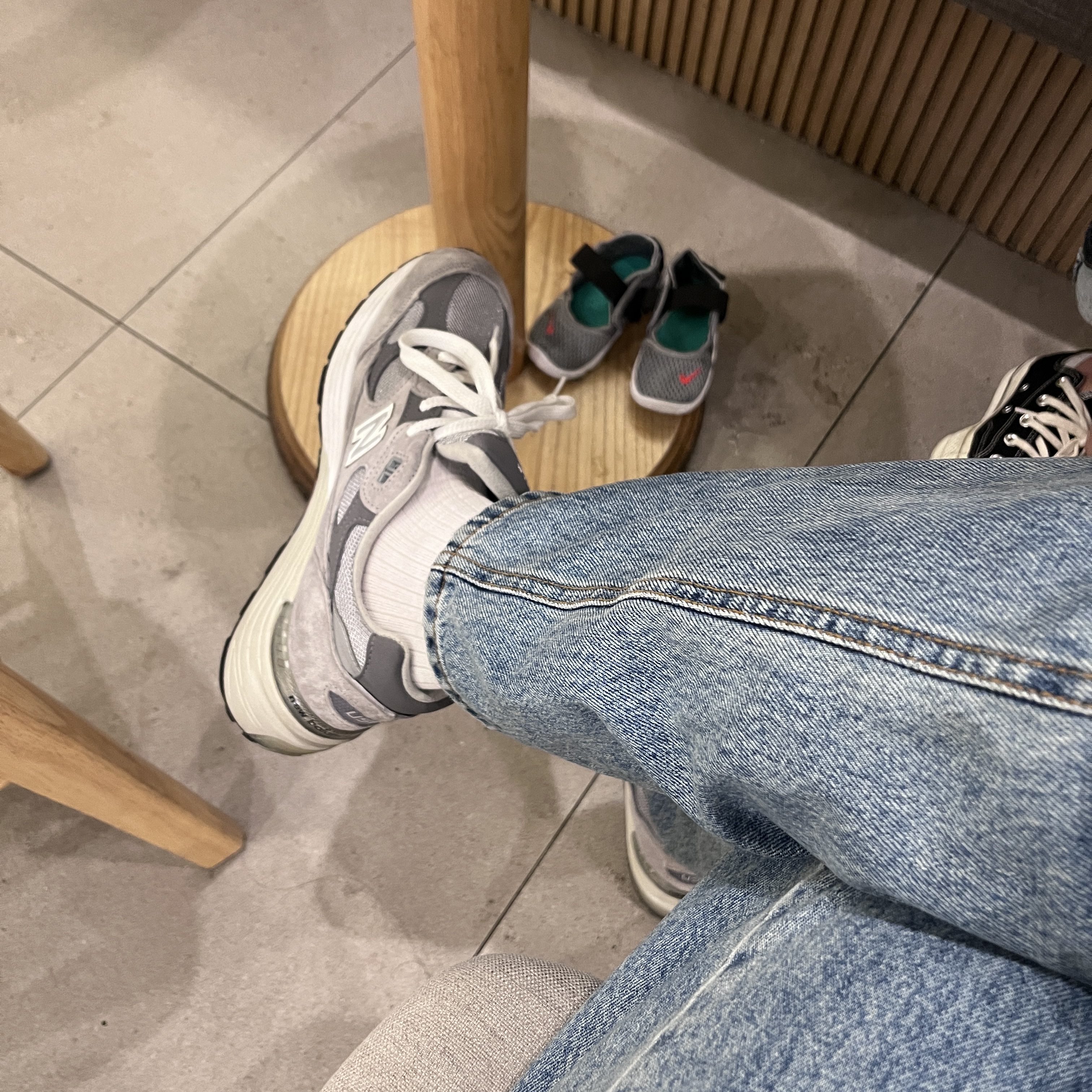 New Balance 992 Made in USA Grey - D Standard 착용 스타일