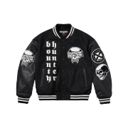 Supreme x Bounty Hunter Varsity Jacket Black - 23FW