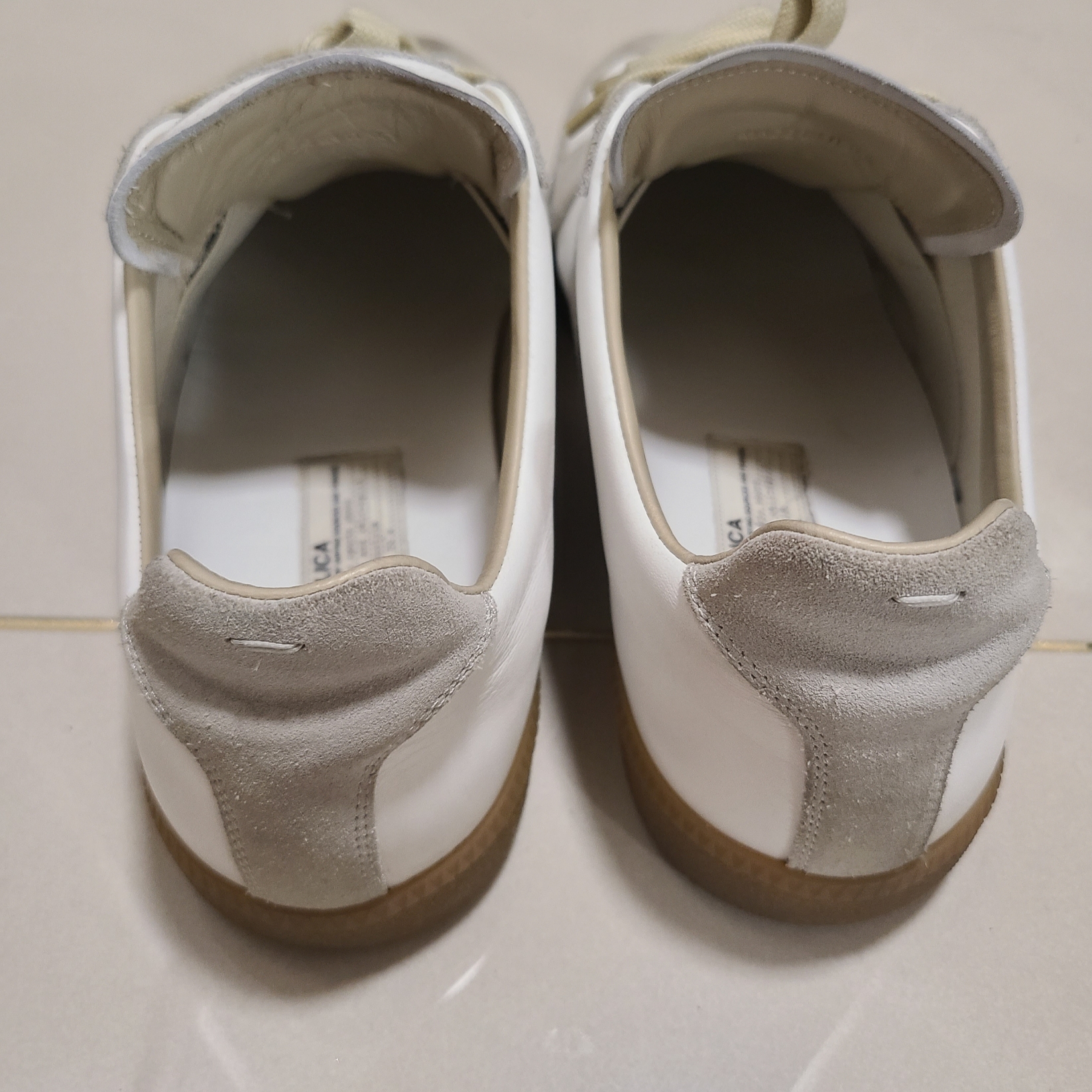 Maison Margiela Calfskin Replica Sneakers 착용 스타일 - 3