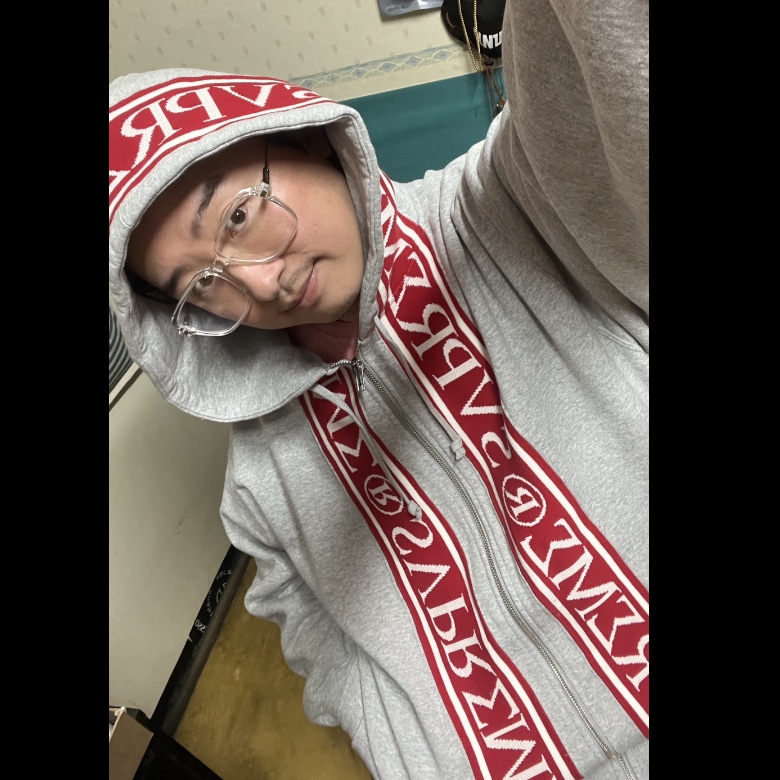 Supreme Roman Zip Up Hooded Sweatshirt Heather Grey - 23SS 착용 스타일