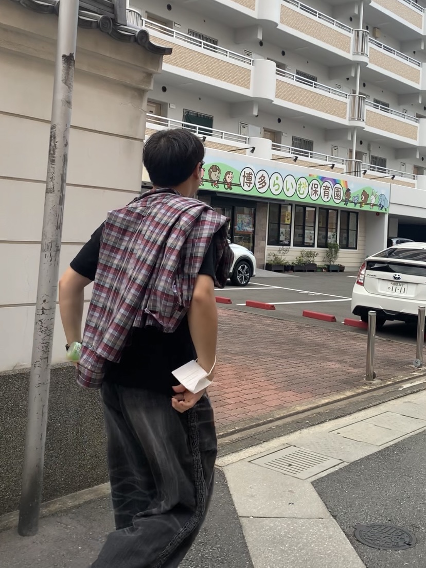 Nonnod Flexible String Check Shirts Wine, [KREAM 단독] Etce Smocking Baggy Jean Grey 착용 스타일 - 2