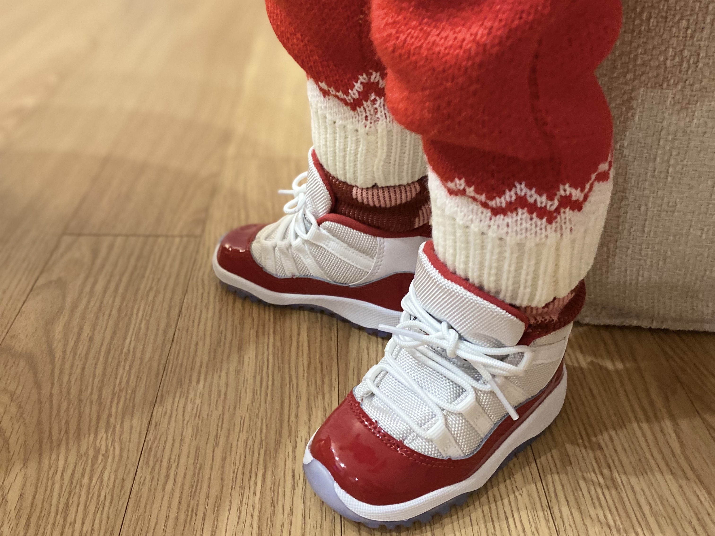 (TD) Jordan 11 Retro Varsity Red 착용 스타일 - 1