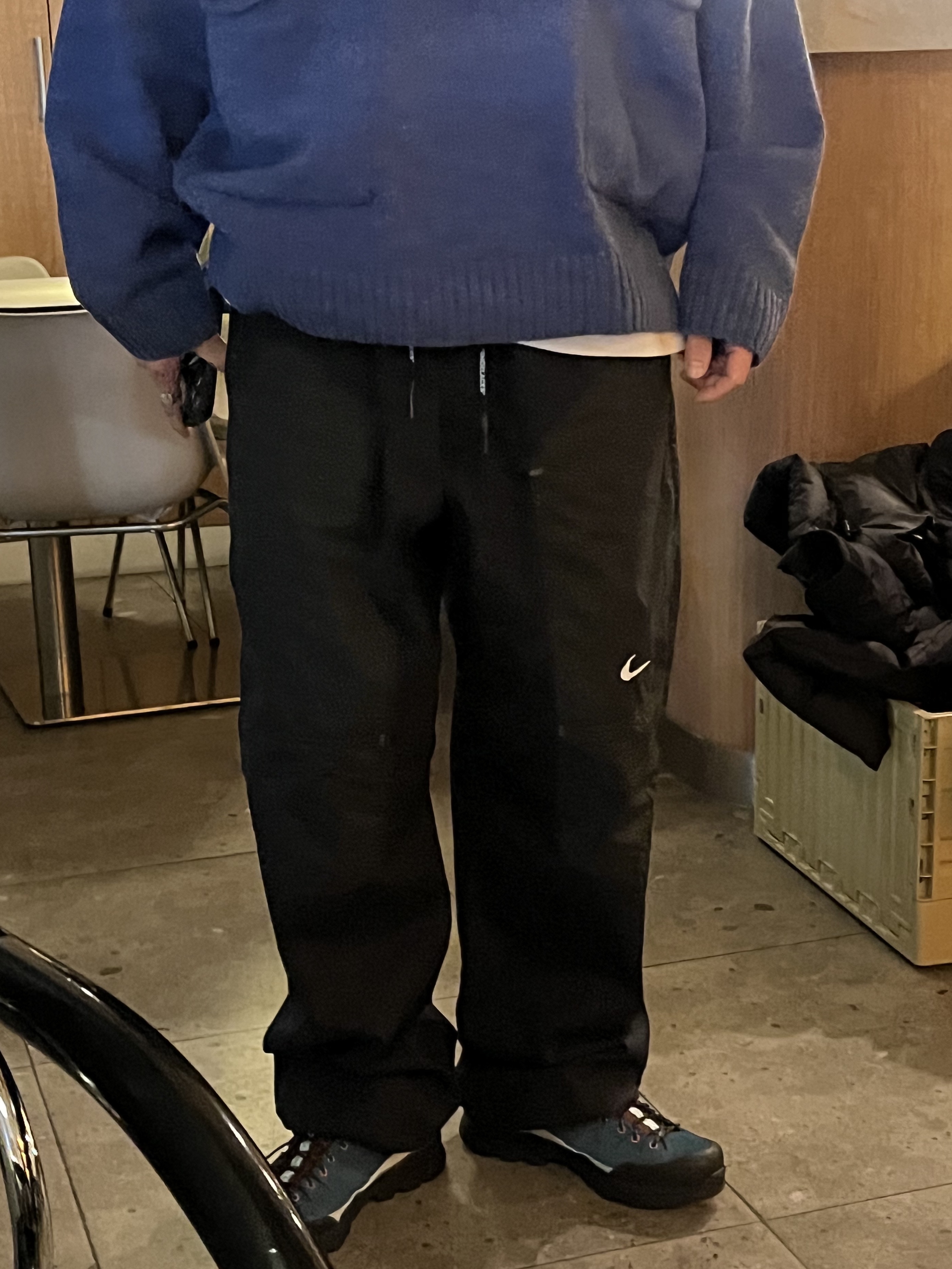 Nike x Off-White NRG Pants Black, Salomon x The Broken Arm X-Desalpes GTX for TBA Blue 착용 스타일 - 2