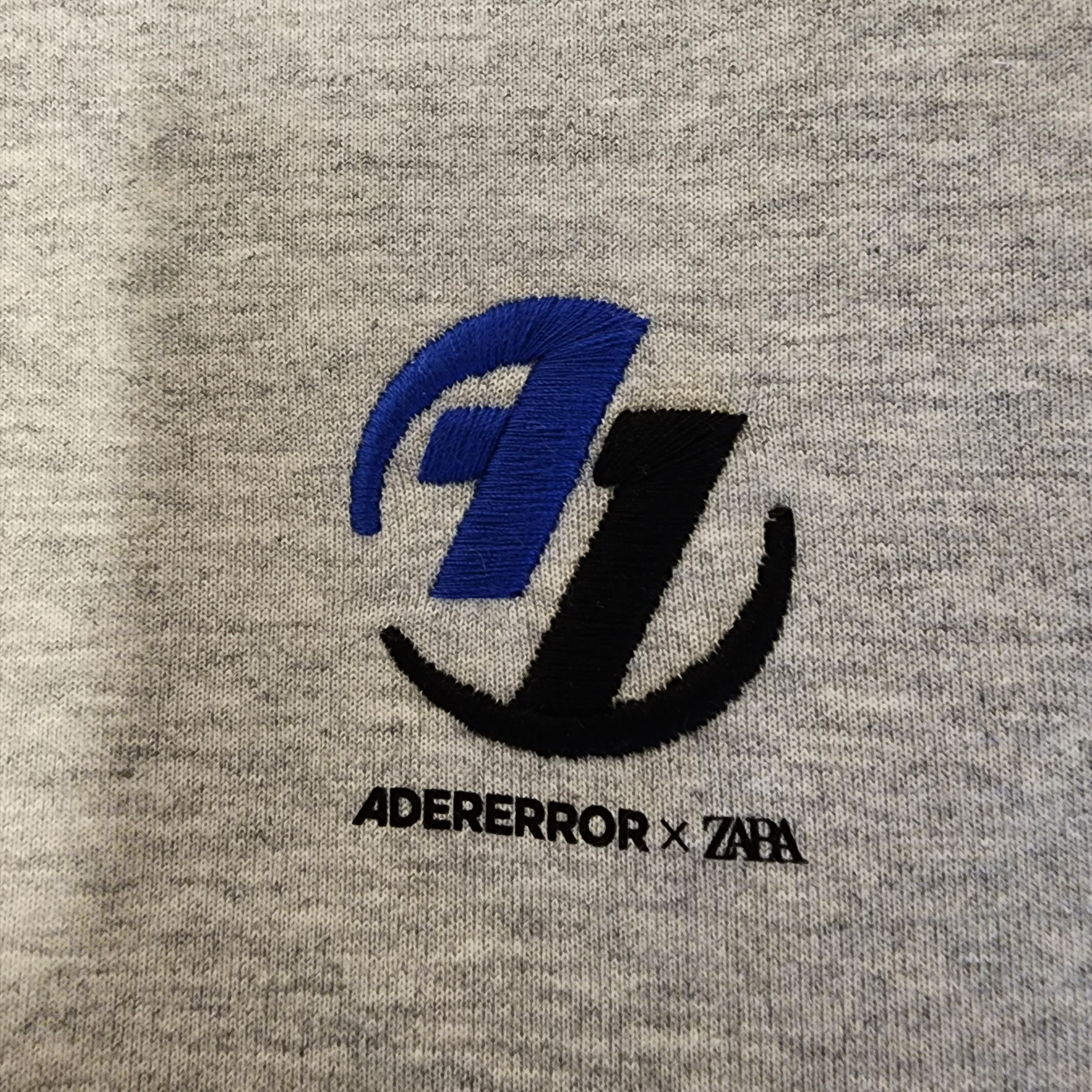 Zara x Ader Error Oversize Sweatshirt Grey 착용 스타일 - 2