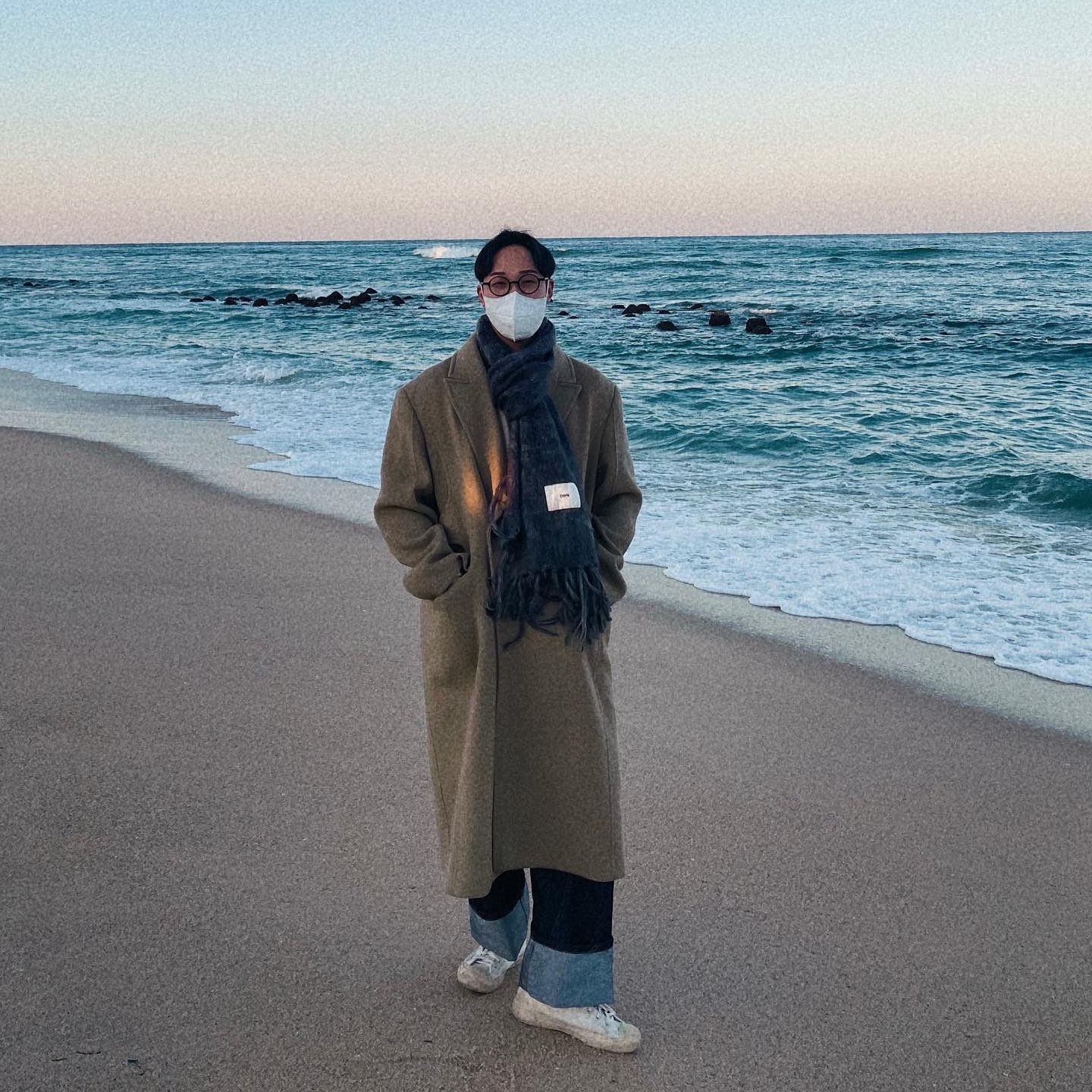 Moonstar x Studio Nicholson Merino Sneakers Cream 착용 스타일 - 1