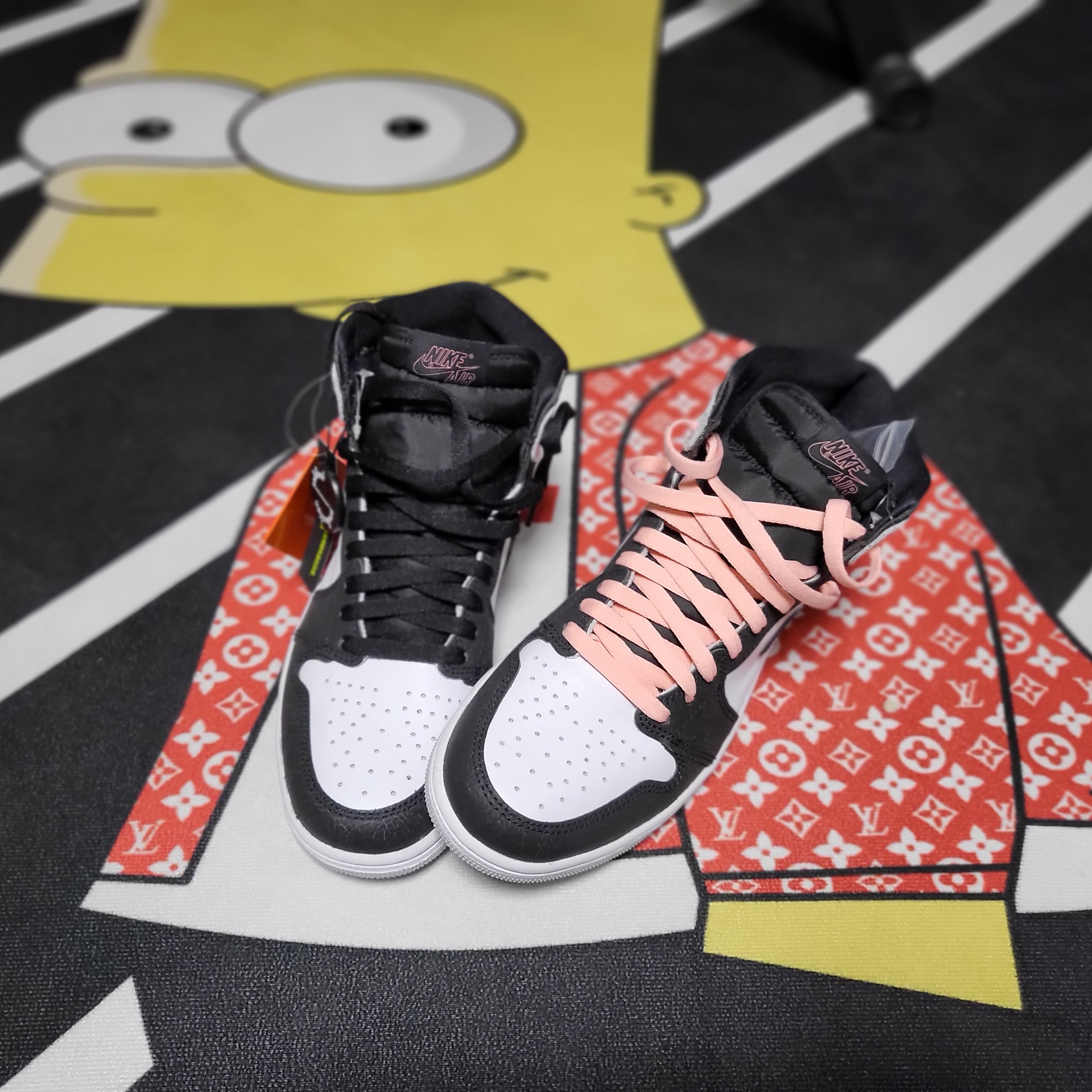 Jordan 1 Retro High OG Bleached Coral 착용 스타일 - 2