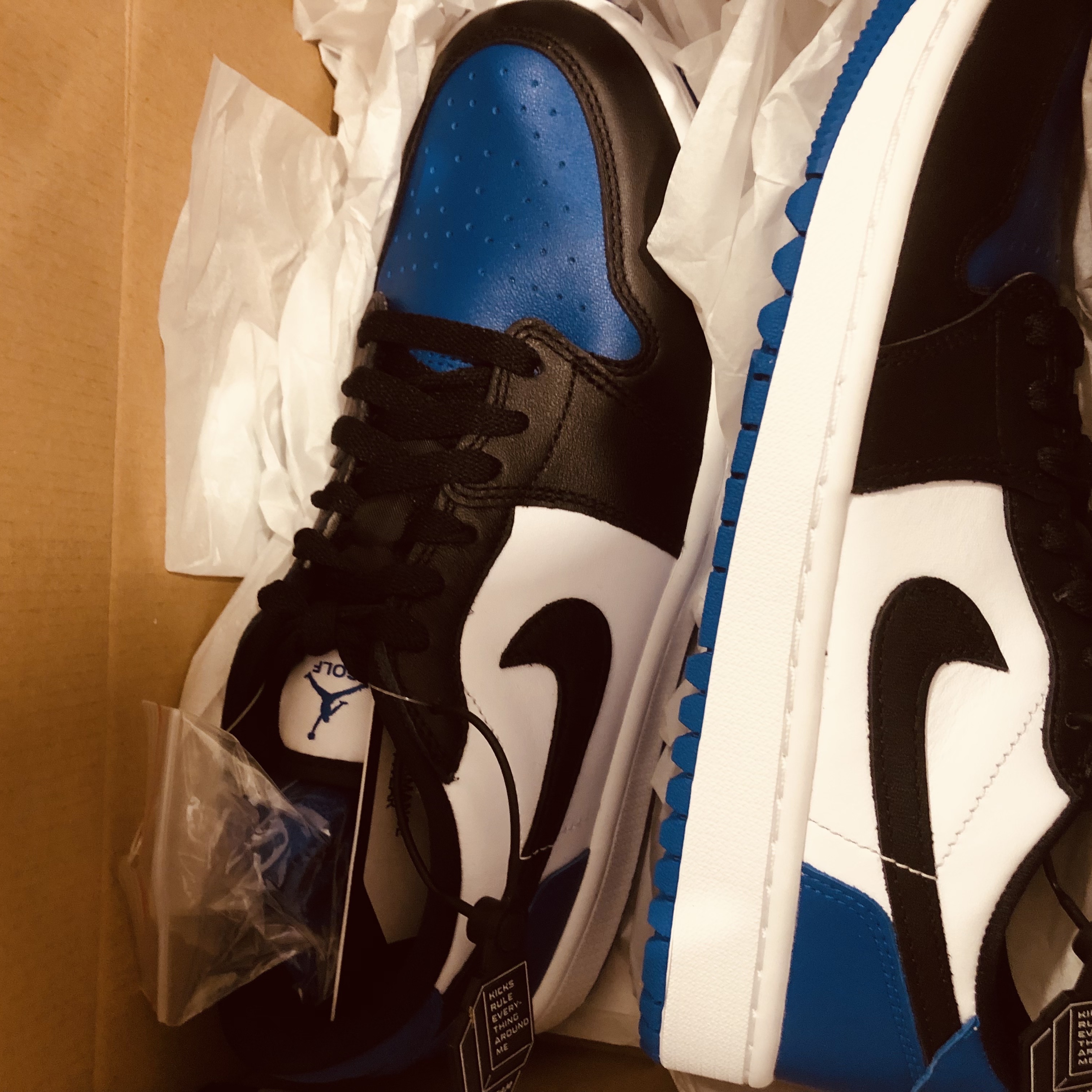Jordan 1 Low Golf Sport Royal 착용 스타일